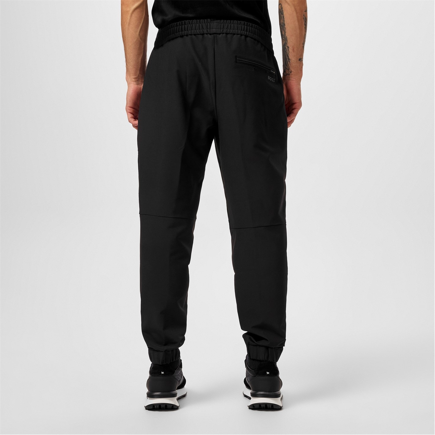 Hugo Boss Boss Mix & Match Algodón Stretch Cuffed Lounge Pant (0379005), S, Marino