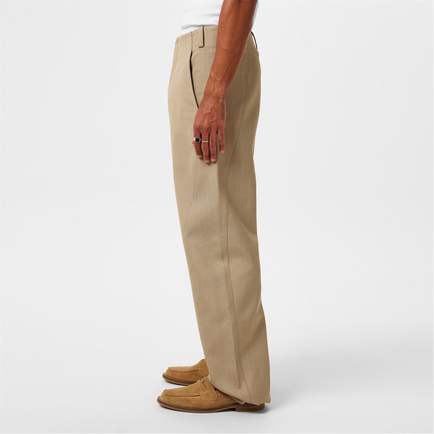 JACQUEMUS | Le Scala Trousers | Men | Beige | Flannels