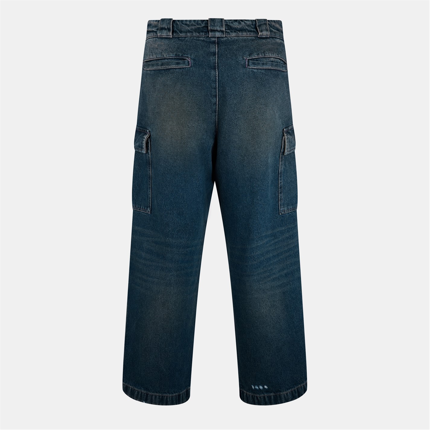 PRADA Baggy Cargo Jeans Men Bleu Flannels