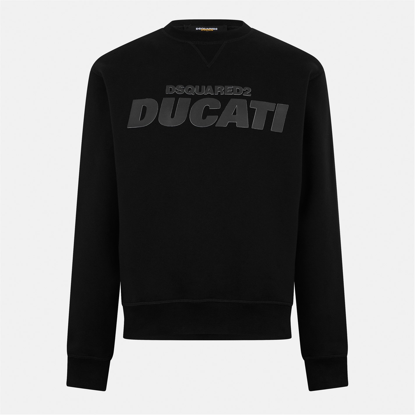 Dsquared2 Men `D2` Wool Crew-Neck Sweater