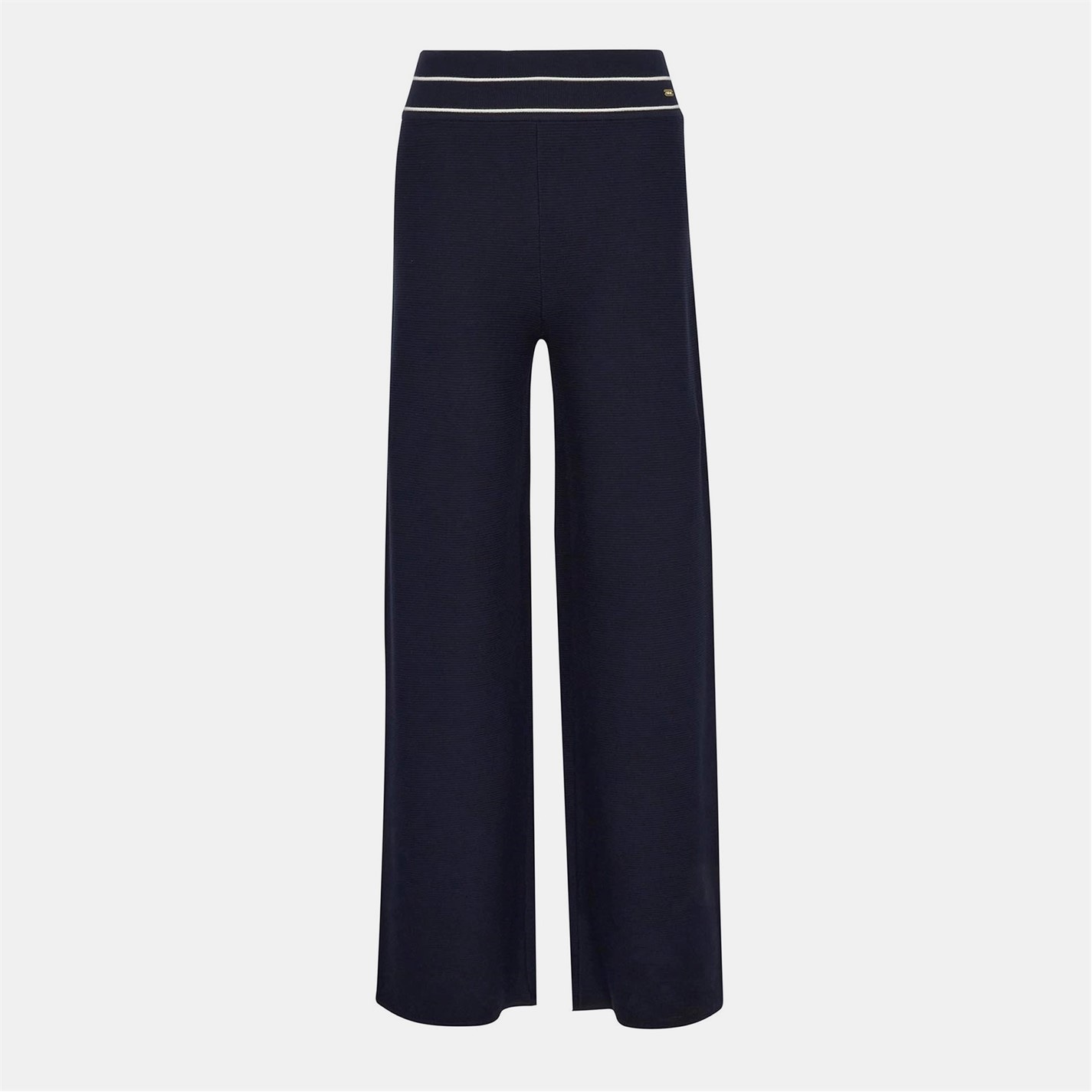 BARBOUR Womens Ivory Frayed Pocketed Zipper-button Closure Straight leg Pants main image 1