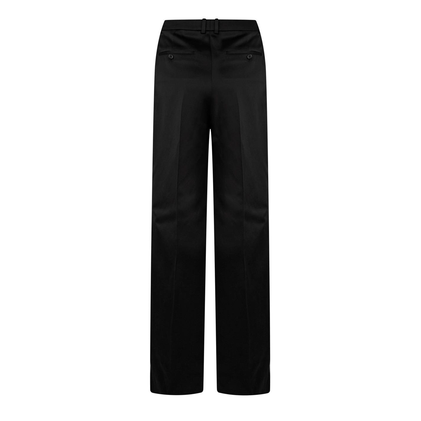 SAINT LAURENT | Straight Leg Trousers | Women | Noir | Flannels