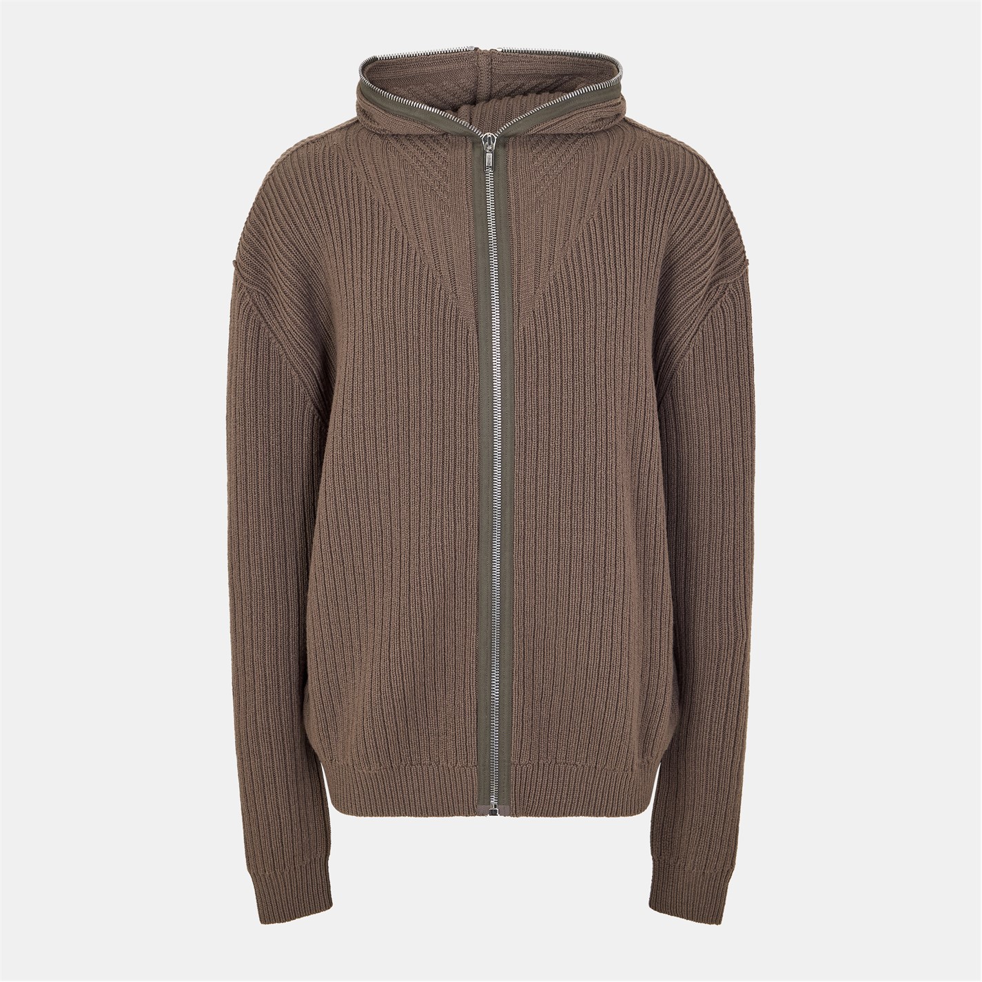 トップス 00s Asymmetric zip Hoodie Ekam RickOwens RICK OWENS | Men's Asymmetric Zip Hoodie | Men | Dust 34