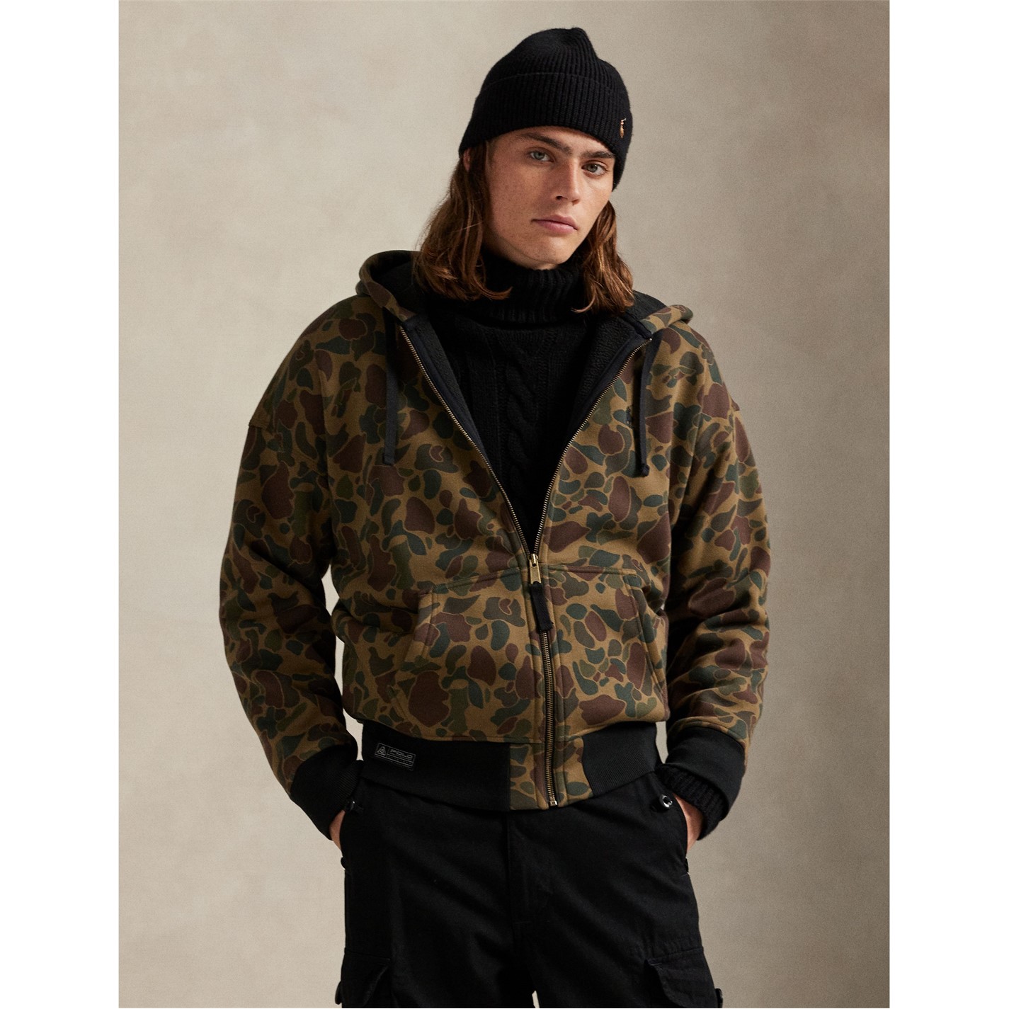 Polo Ralph Lauren | Men's Camo Full Zip Hoodie | Men | Company