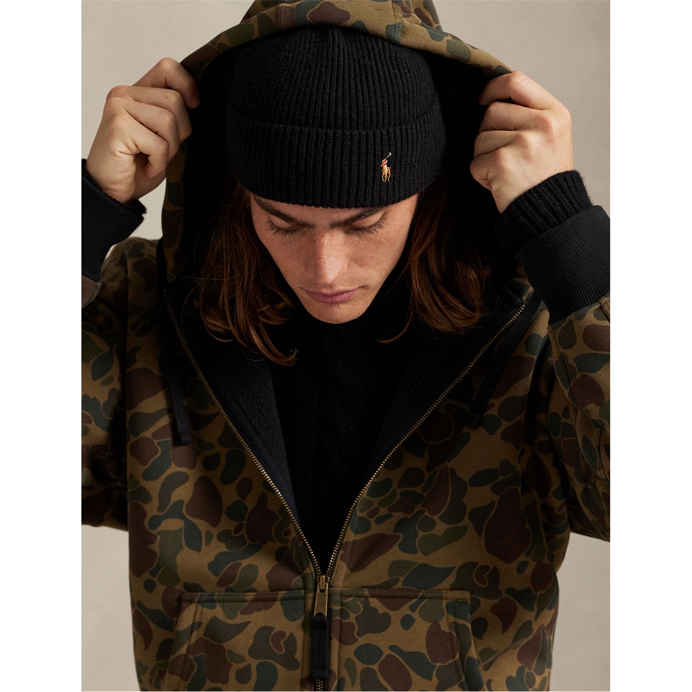 Polo Ralph Lauren | Men's Camo Full Zip Hoodie | Men | Company