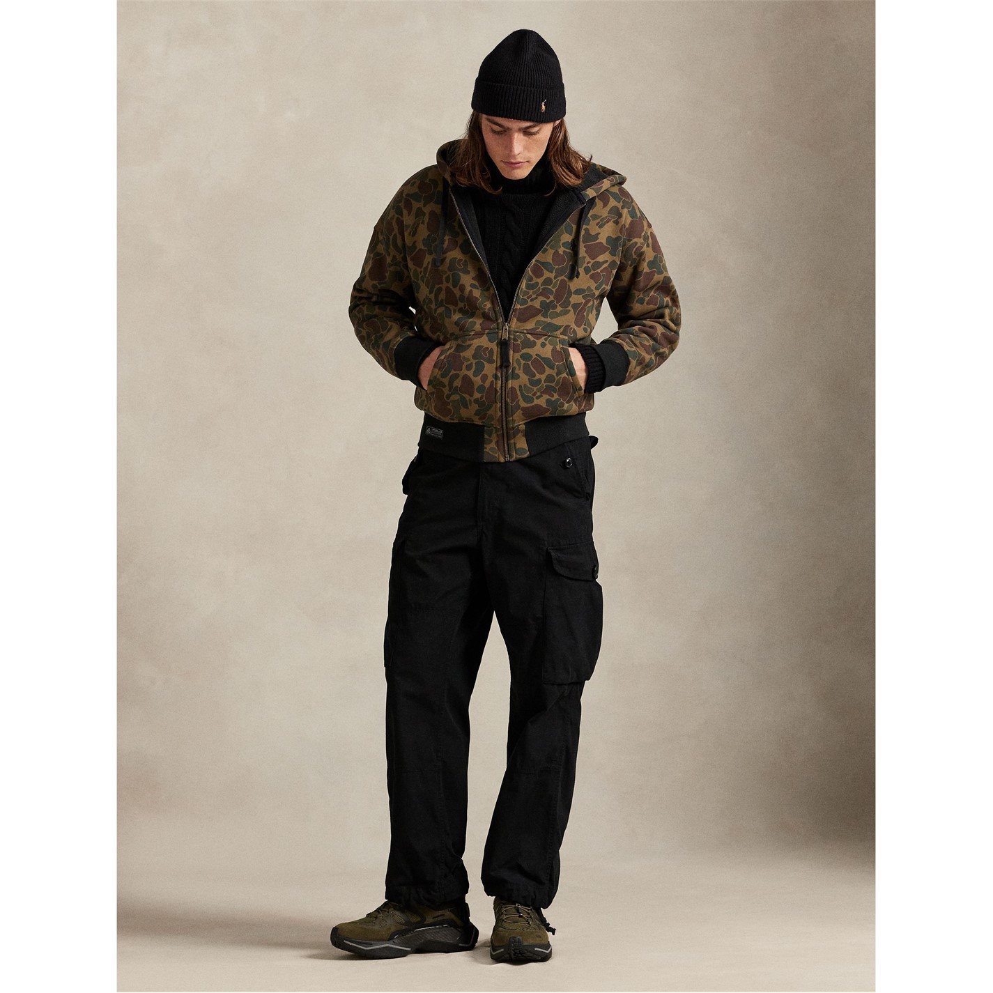 Polo Ralph Lauren | Men's Camo Full Zip Hoodie | Men | Company