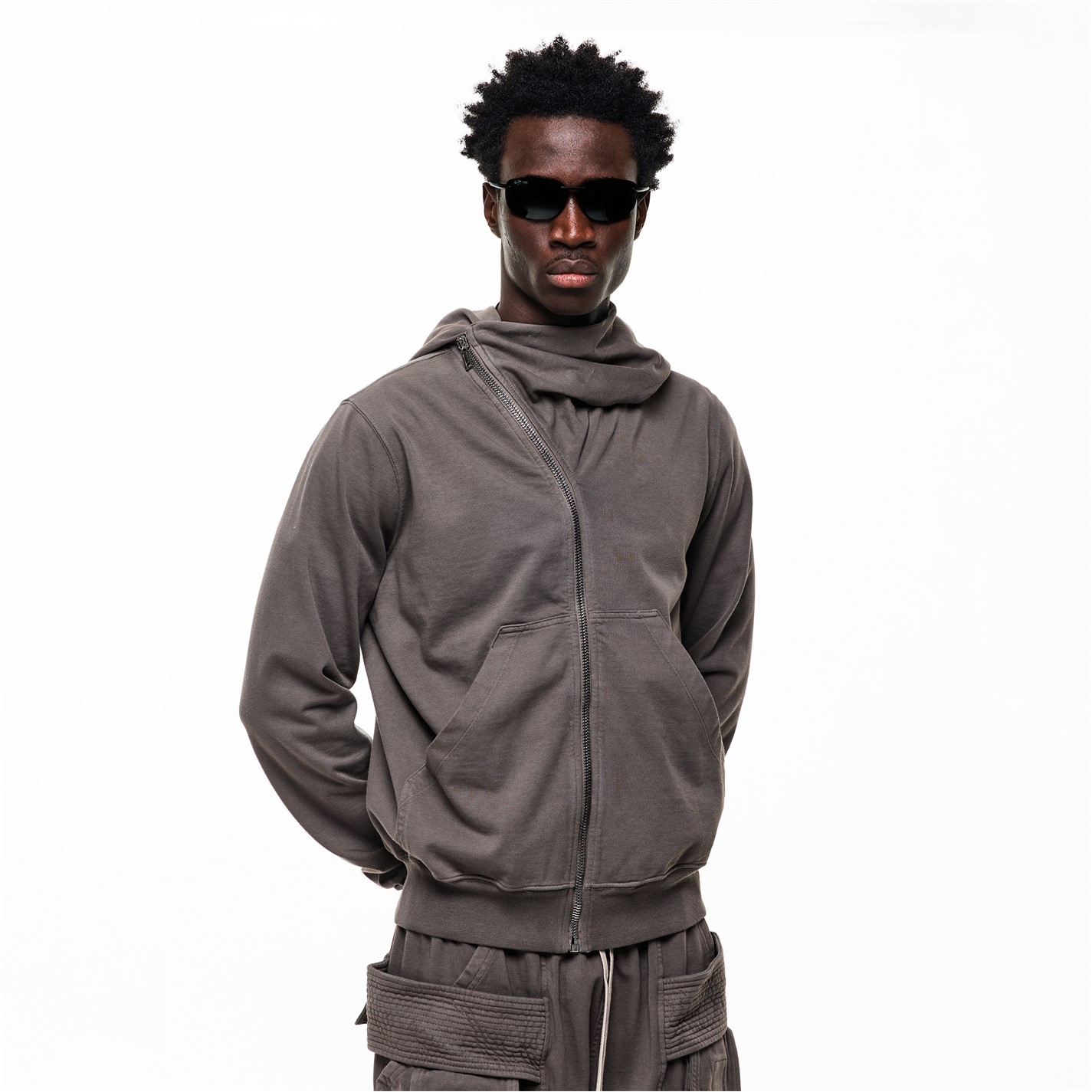 RICK OWENS DRKSHDW | Men's Mountain Zip Hoodie | Men | Zip Hoodies