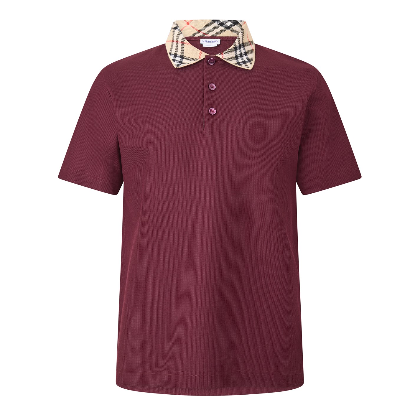 トップス BURBERRY POLO SHIRTS BURBERRY | Mens Cody Check Polo Shirt | Men | Short Sleeve Polos