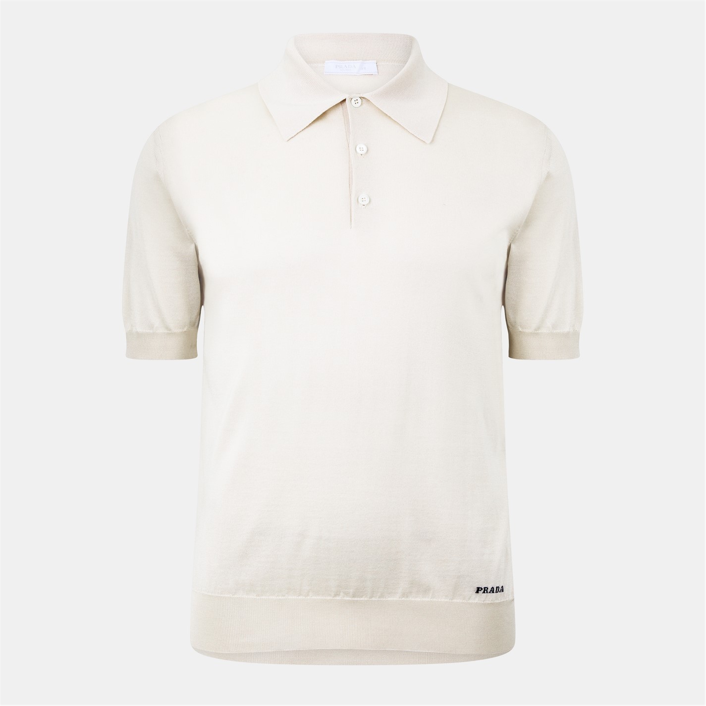 トップス PRADA Polo S/S Shirts 00s Prada half-zip Wool Polo Shirt | Blue | FARFETCH CA