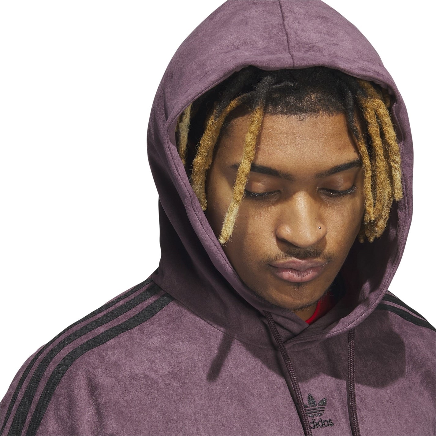 ADIDAS ORIGINALS Adicolour Classics Plush Hoodie Men Purple