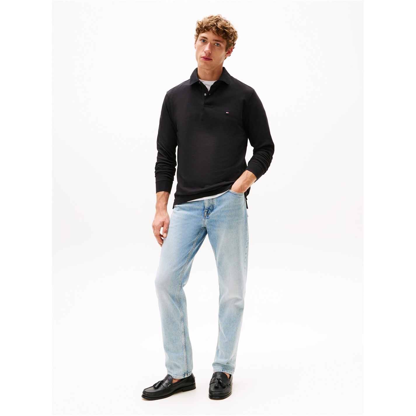 Tommy Hilfiger | 1985 Long Sleeve Polo Shirt | Men | Long Sleeve