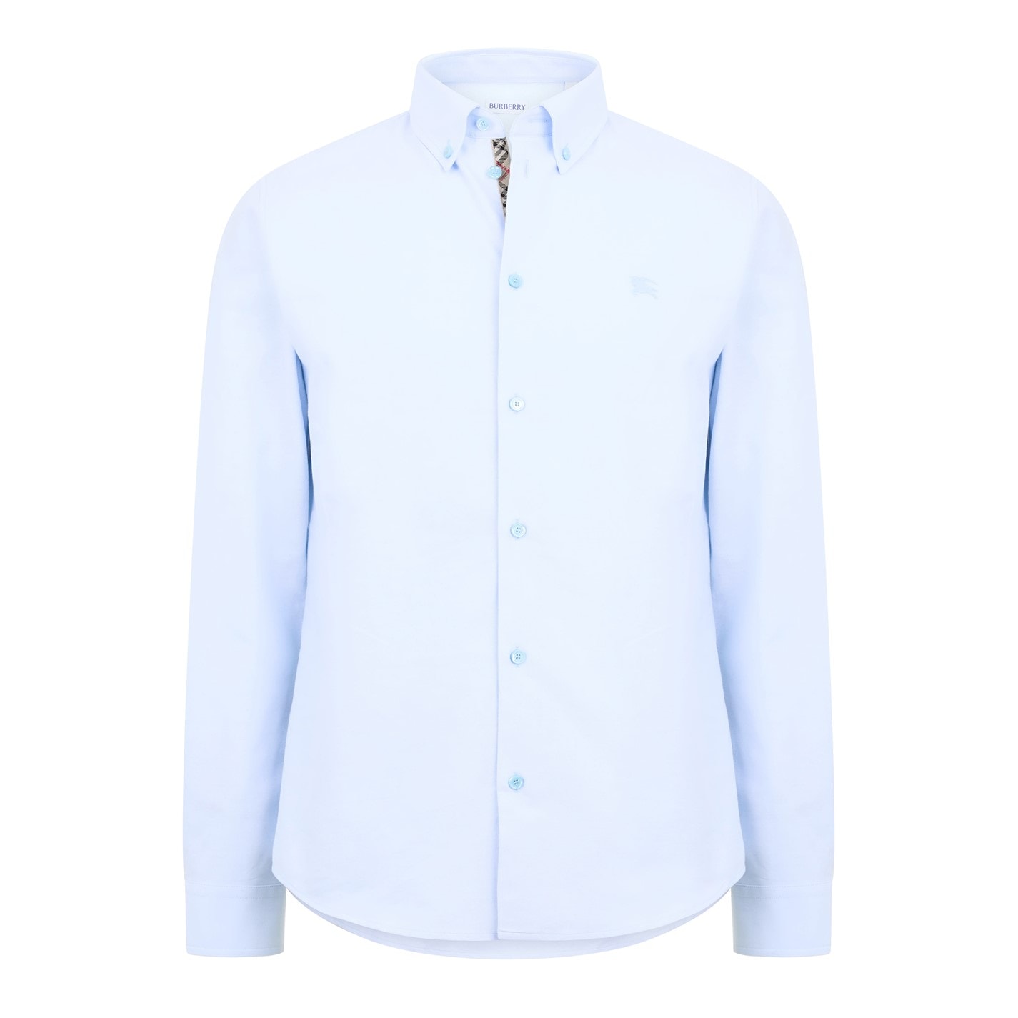 BURBERRY | Men's Burb Standric Long Sleeve Plain Shirt | Men | Blue |  Flannels Fashion Ireland