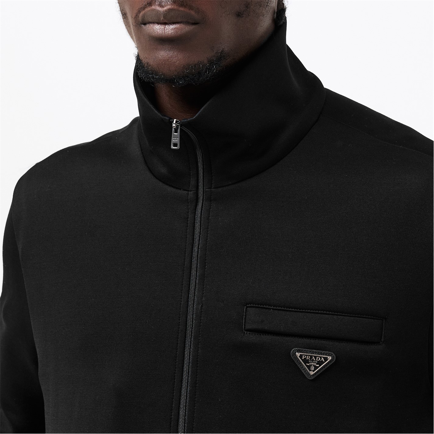 PRADA Men s Technical Fabric Relaxed Fit Tracksuit Top Men Nero prada-men-s-technical-fabric-relaxed-fit-tracksuit-top-men-nero
