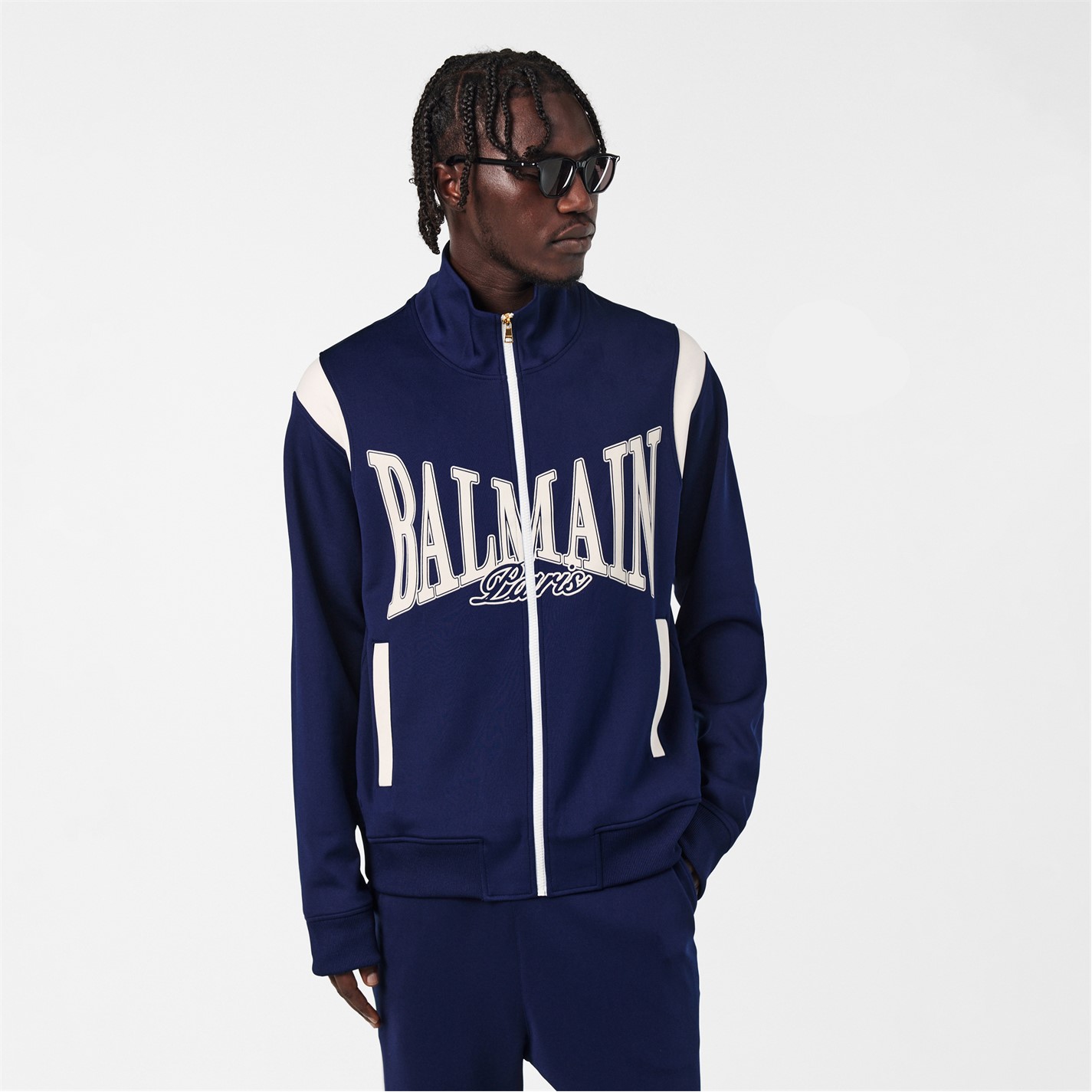 BALMAIN | Men's College Tracksuit Top | Men | Blue | Flannels