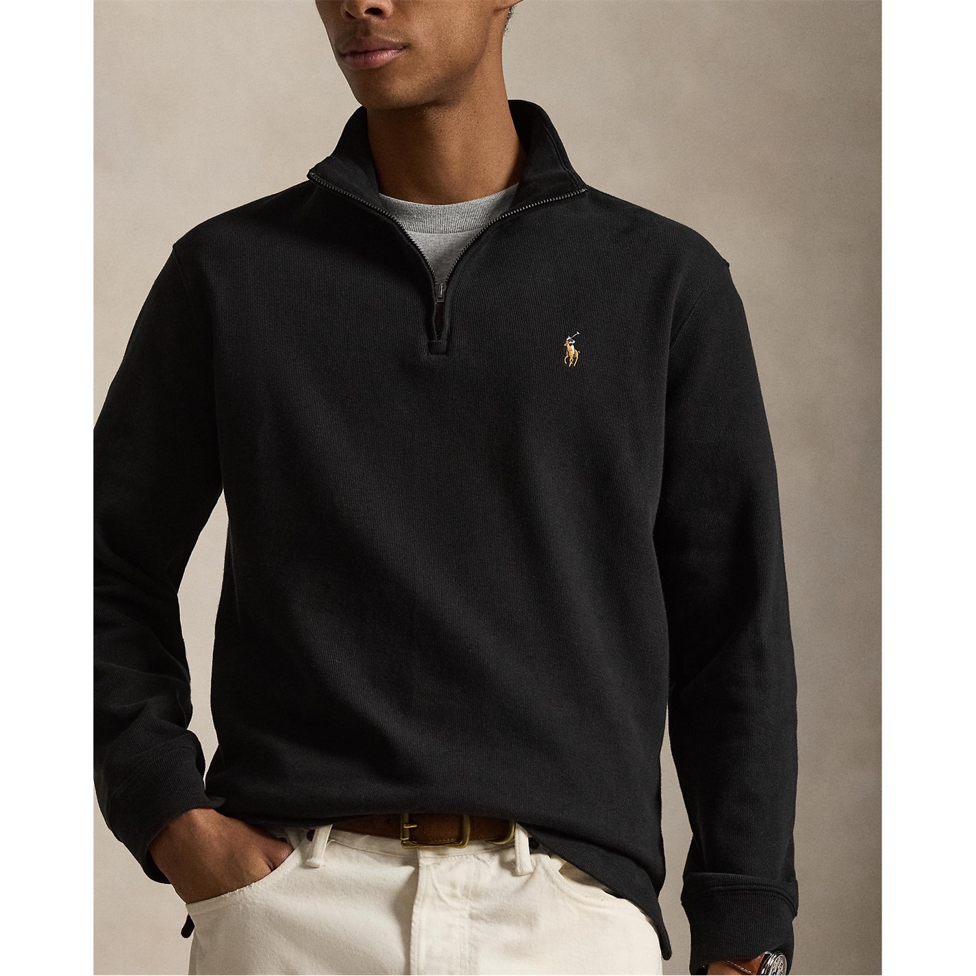 Polo Ralph Lauren | Estate Fleece Quarter Zip Sweater | Men | 1/4