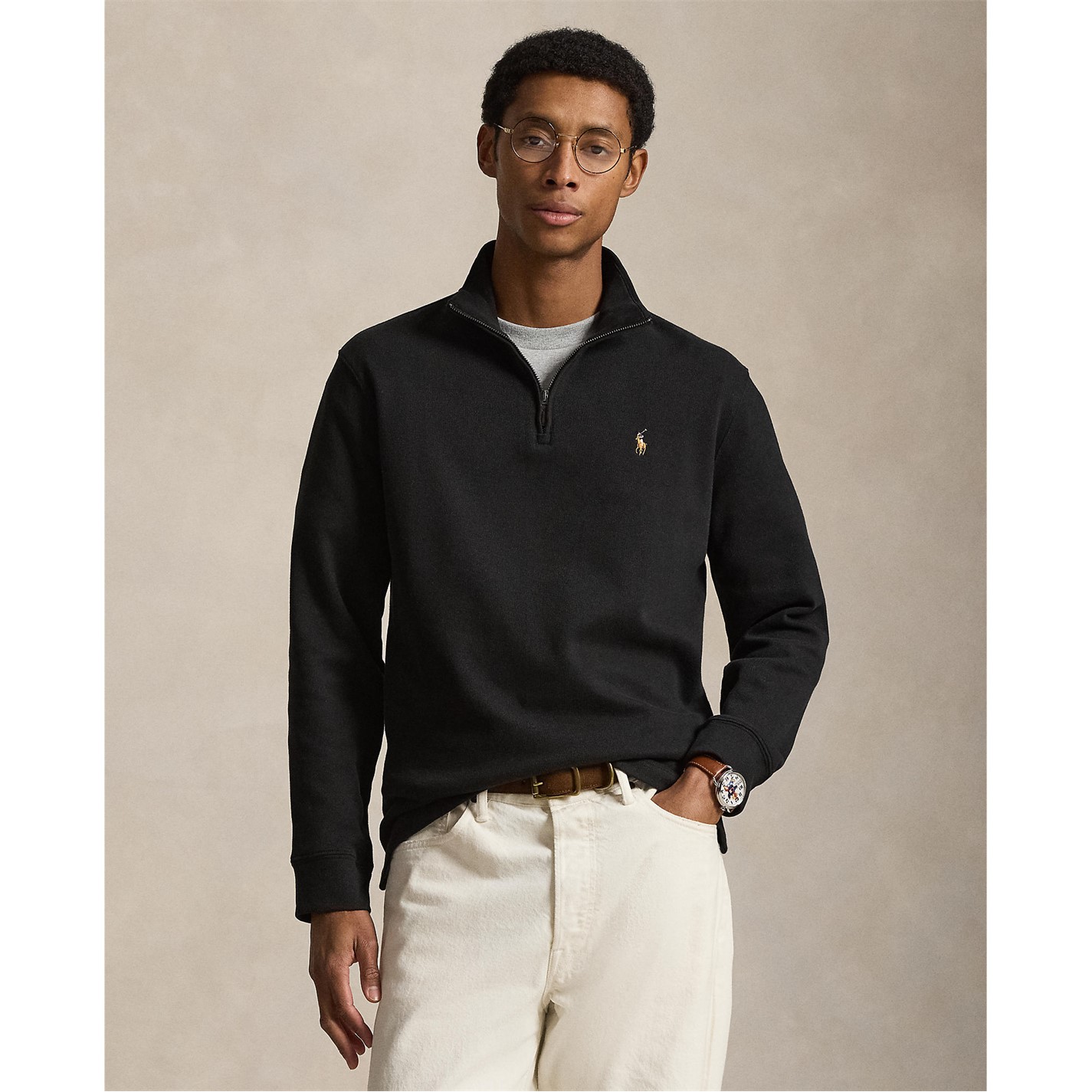 Polo Ralph Lauren | Estate Fleece Quarter Zip Sweater | Men | 1/4