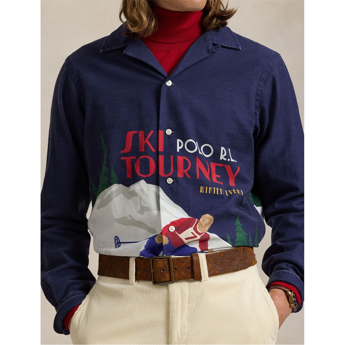 Polo Ralph Lauren | Ski Shirt | Men | Ski Poster | Flannels