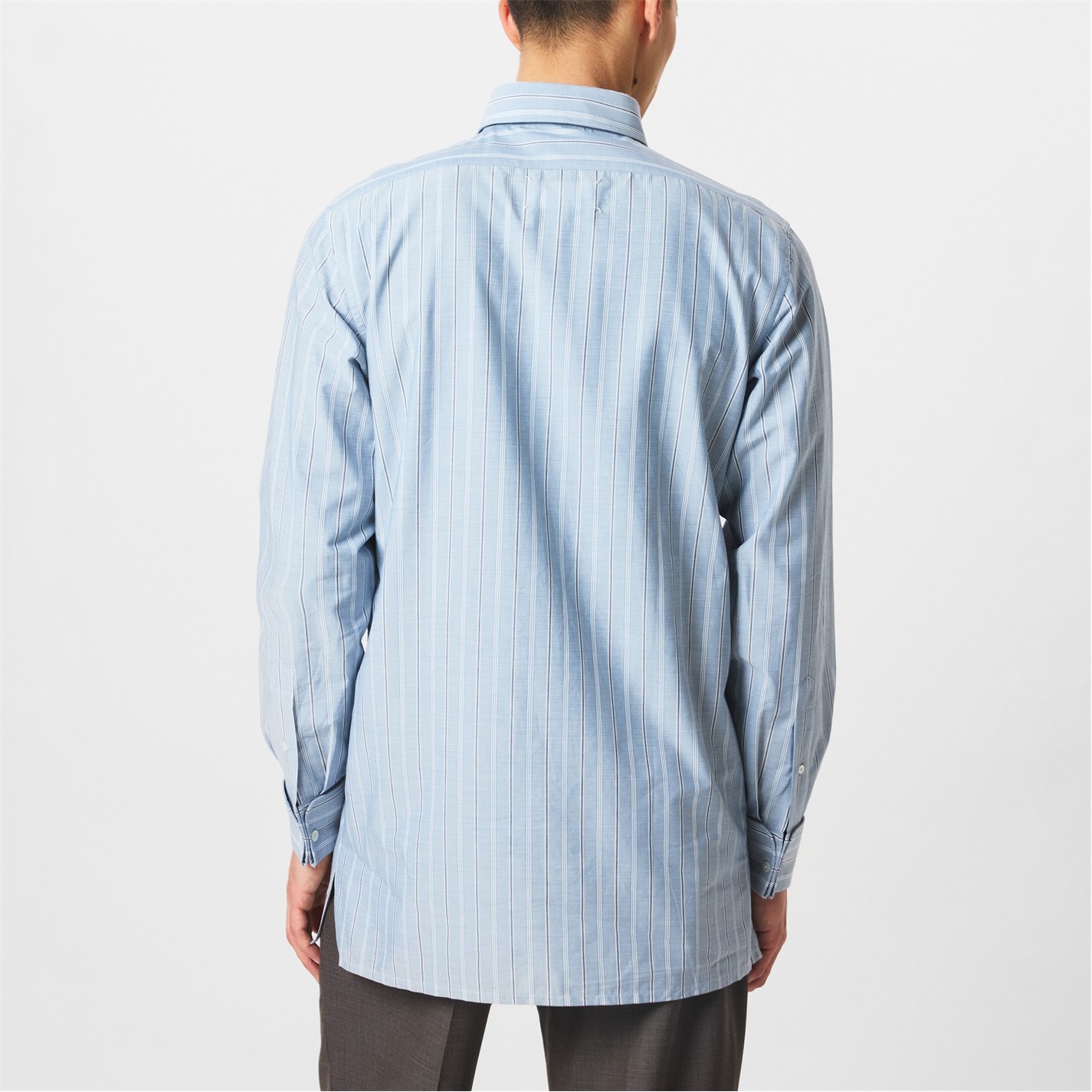 MAISON MARGIELA | Men's Long Sleeve Stripe Shirt | Men | Blue