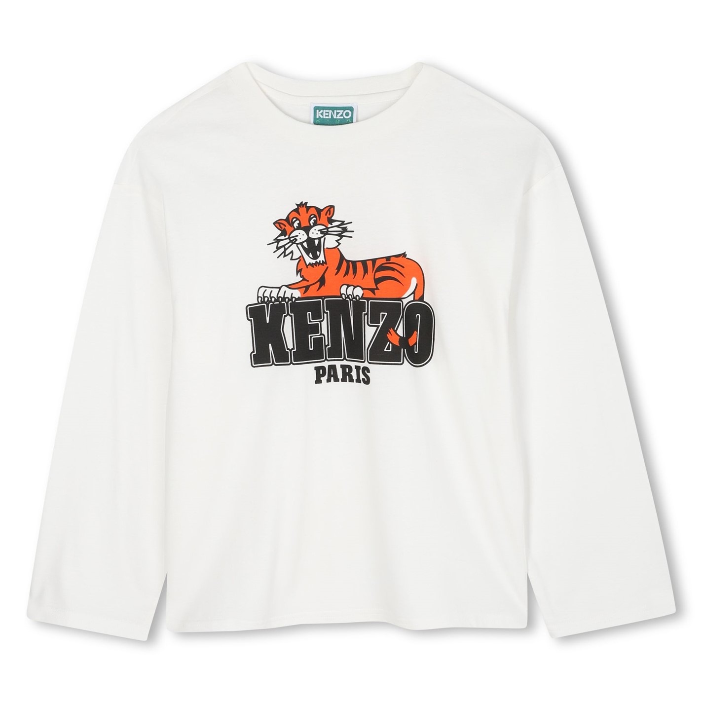 KENZO Kids Lucky Tiger T-Shirt in Beige main image 1