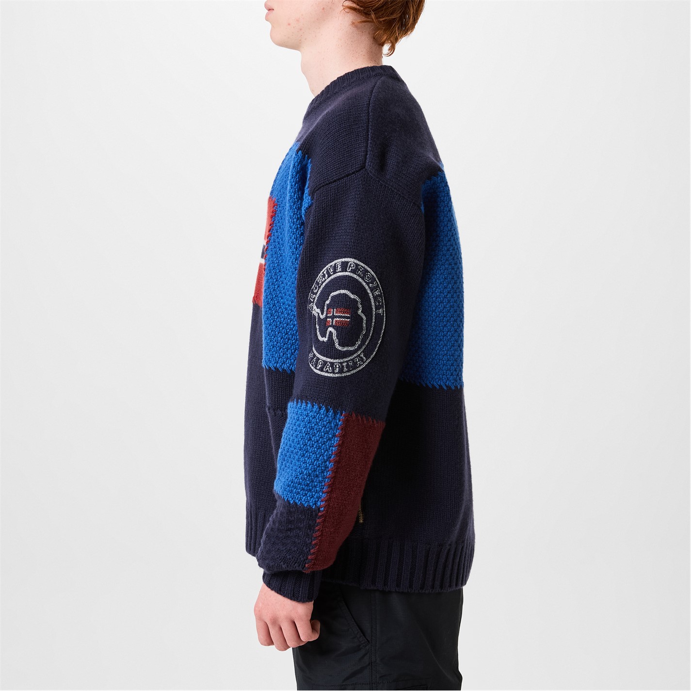 Napapijri Blue Cotton Men's Sweatshirt main image 1