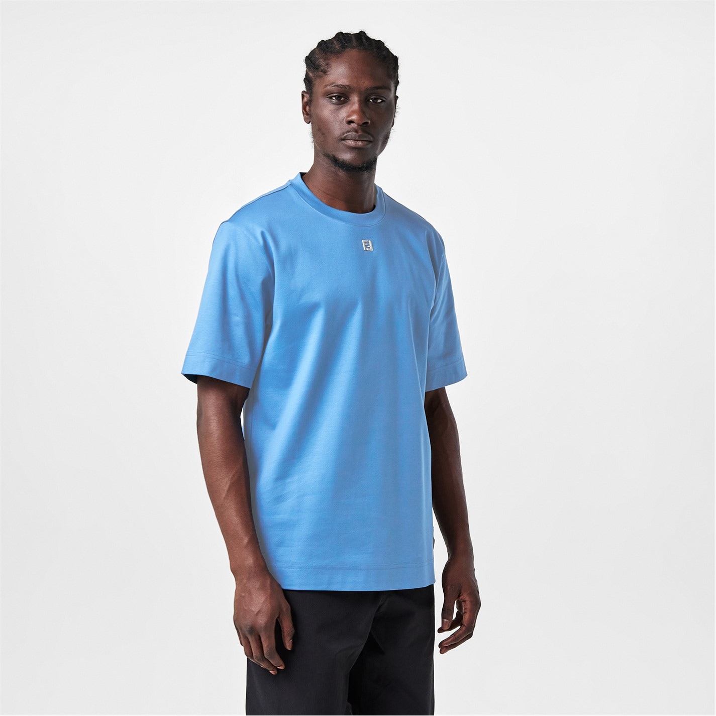 FENDI | Metal Ff Tee | Men | Regular Fit T-Shirts | Flannels
