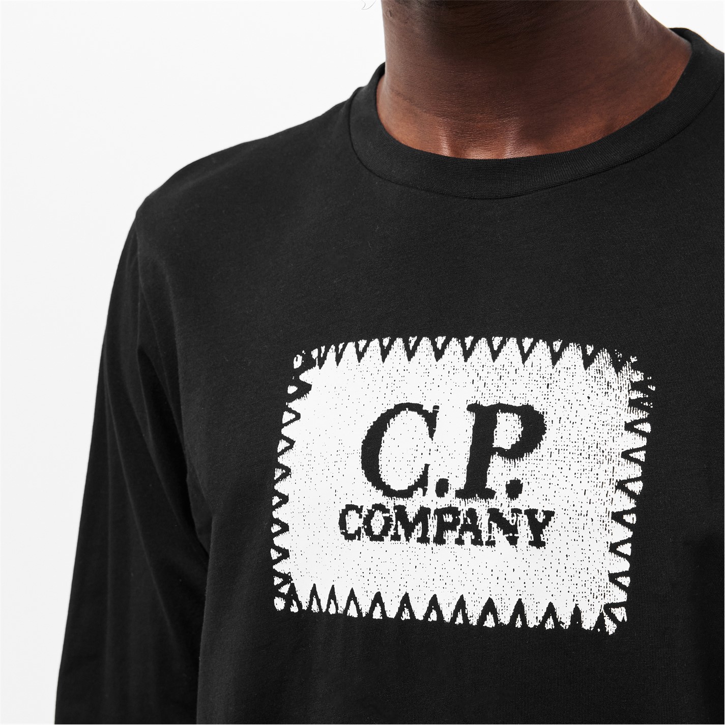thumbnail image 2 of Men's Long Sleeve Black Panther Gaze Graphic T-Shirt – Silky Soft Polyester, Regular Fit, Black 2 of 6