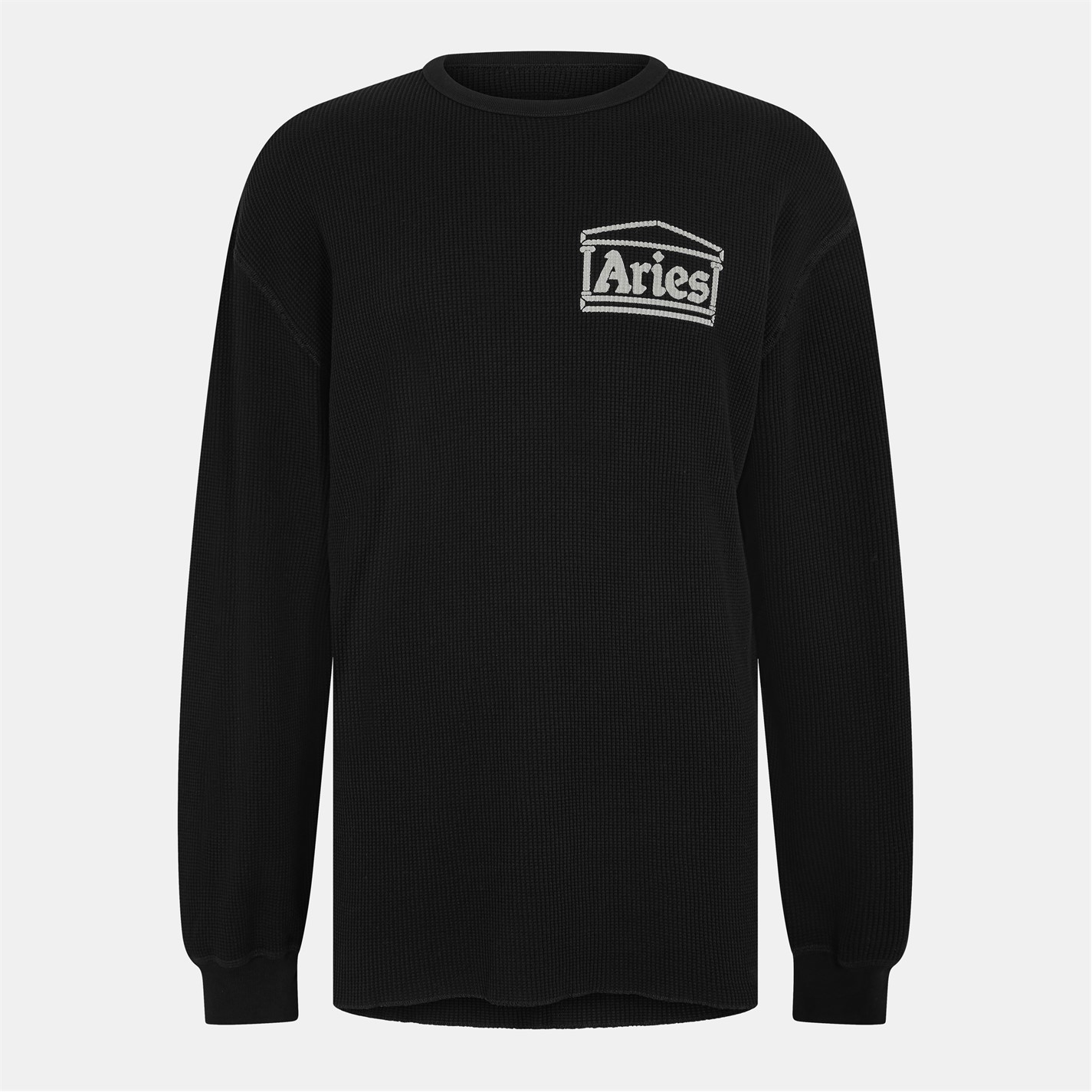 thumbnail image 2 of Men's Long Sleeve Black Panther Gaze Graphic T-Shirt – Silky Soft Polyester, Regular Fit, Black 2 of 6