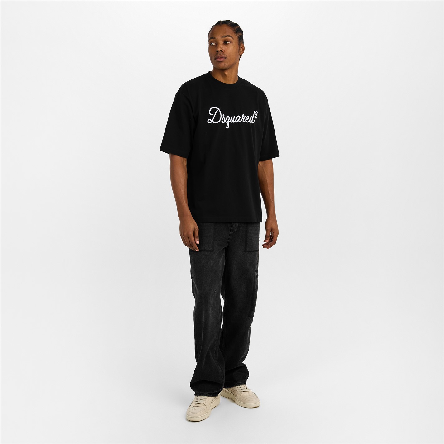 DSQUARED2 | Men's DSQ Big Signature Oversized T-Shirt | Men