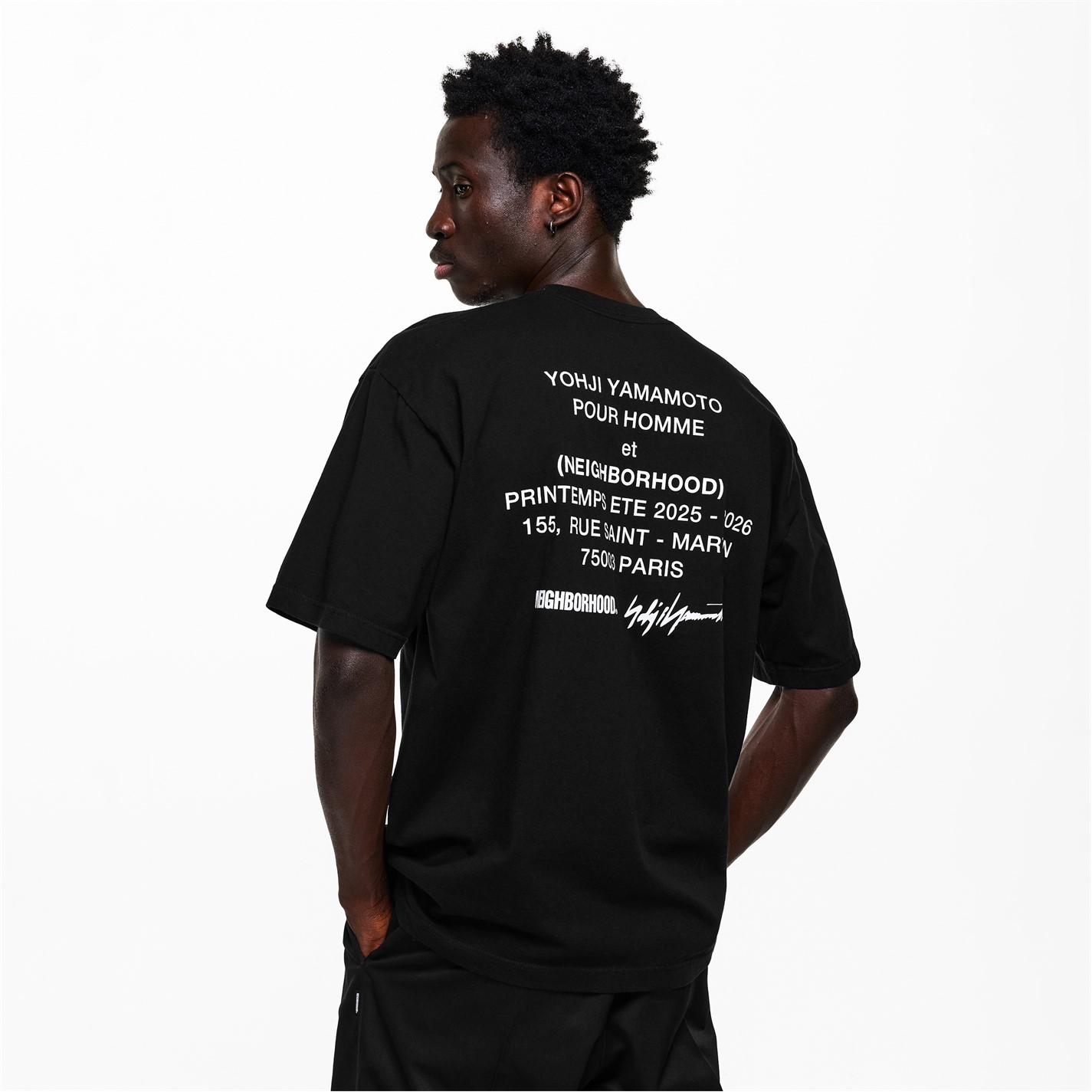 YOHJI YAMAMOTO | Men's T-Shirt | Men | Black | Flannels Fashion