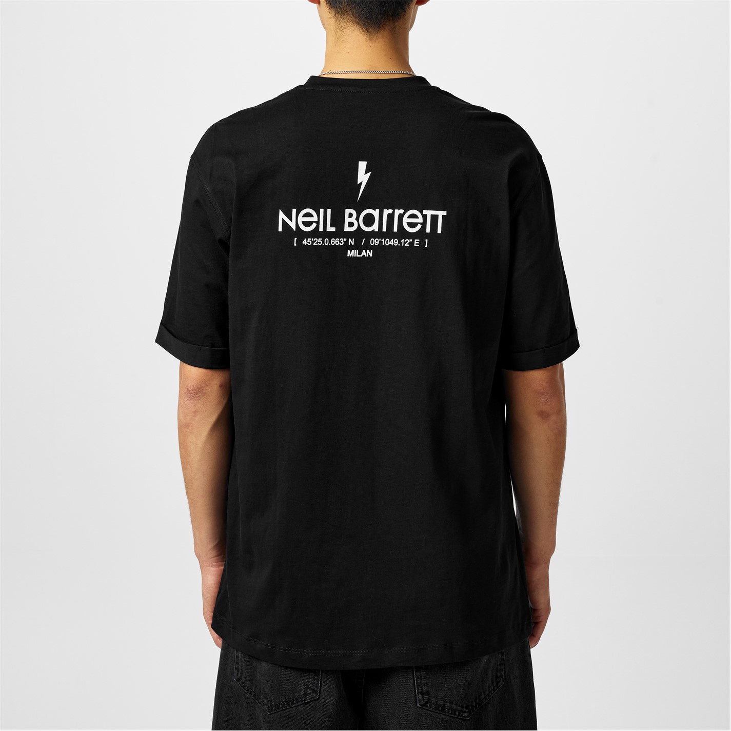 NEIL BARRETT | Barrett Co-Ord T-Shirt | Men | Black/White 524
