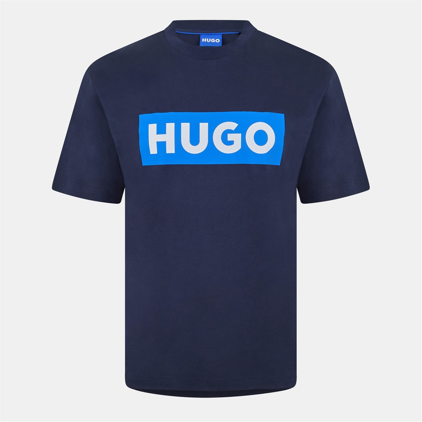 HUGO T-shirt met labelprint in zalm online kopen | P&C