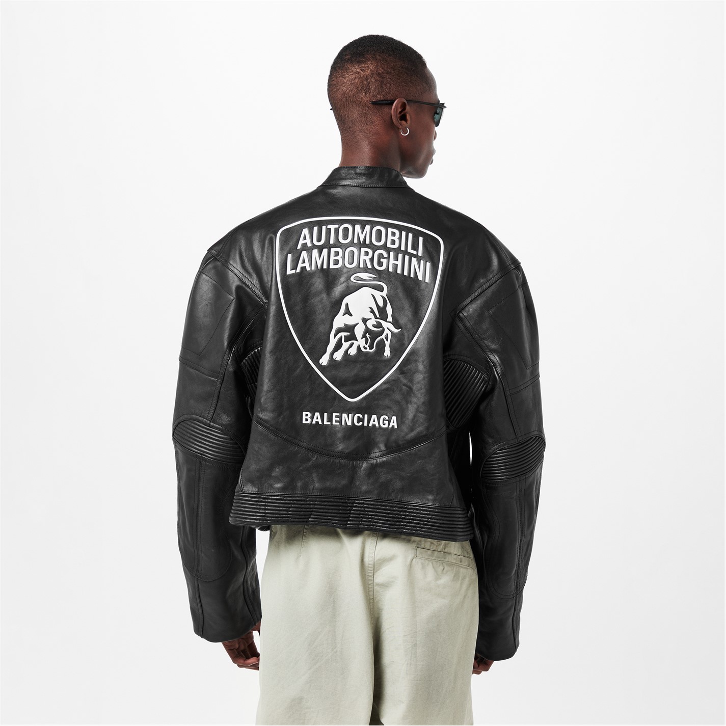 ジャケット・アウター Balenciaga Paris Moto Leather Jacket BALENCIAGA | Men's Bal Lam Leather Biker Jacket | Men | Black