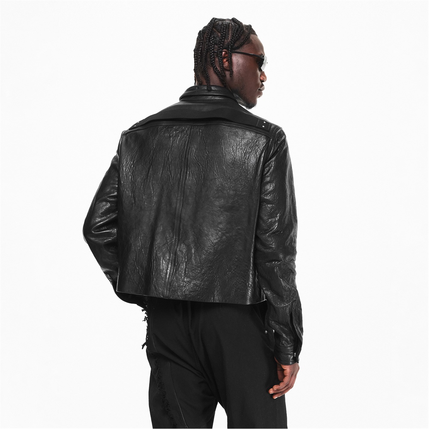 RICK OWENS | Men's Leather Jacket | Men | Black | Flannels Fashion
