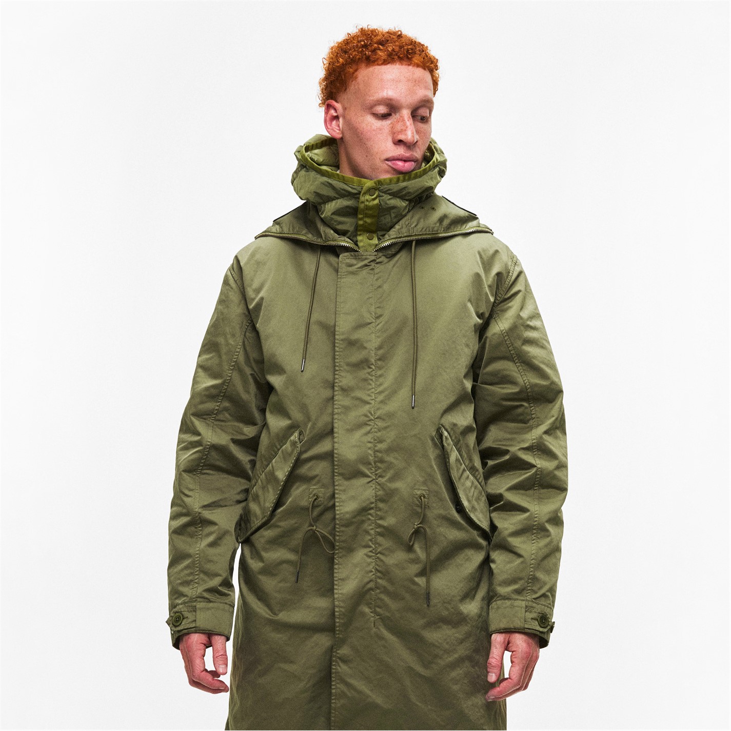 CP COMPANY | Men's Explorer Hooded Long Sleeve Parka | Men
