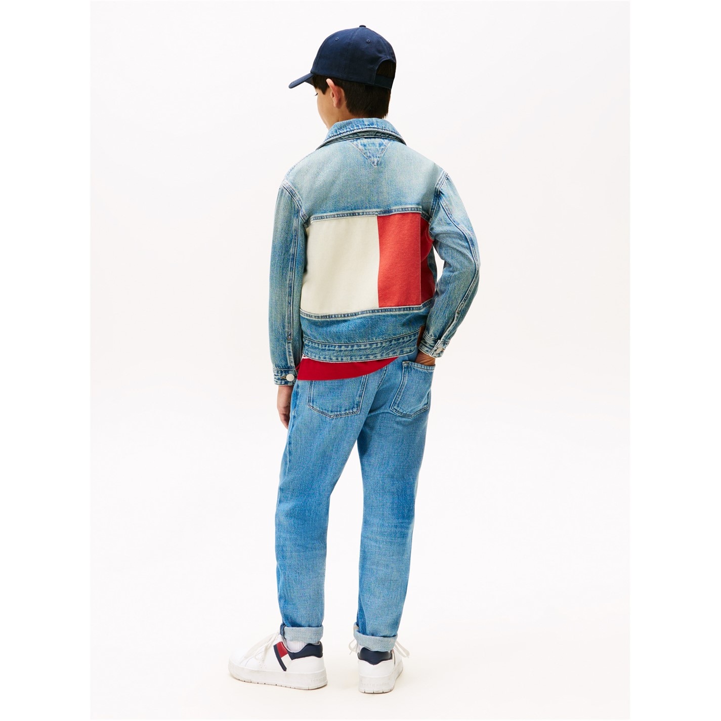 Tommy Hilfiger Big Flag Denim Jacket Big Flag Vintage Tommy 