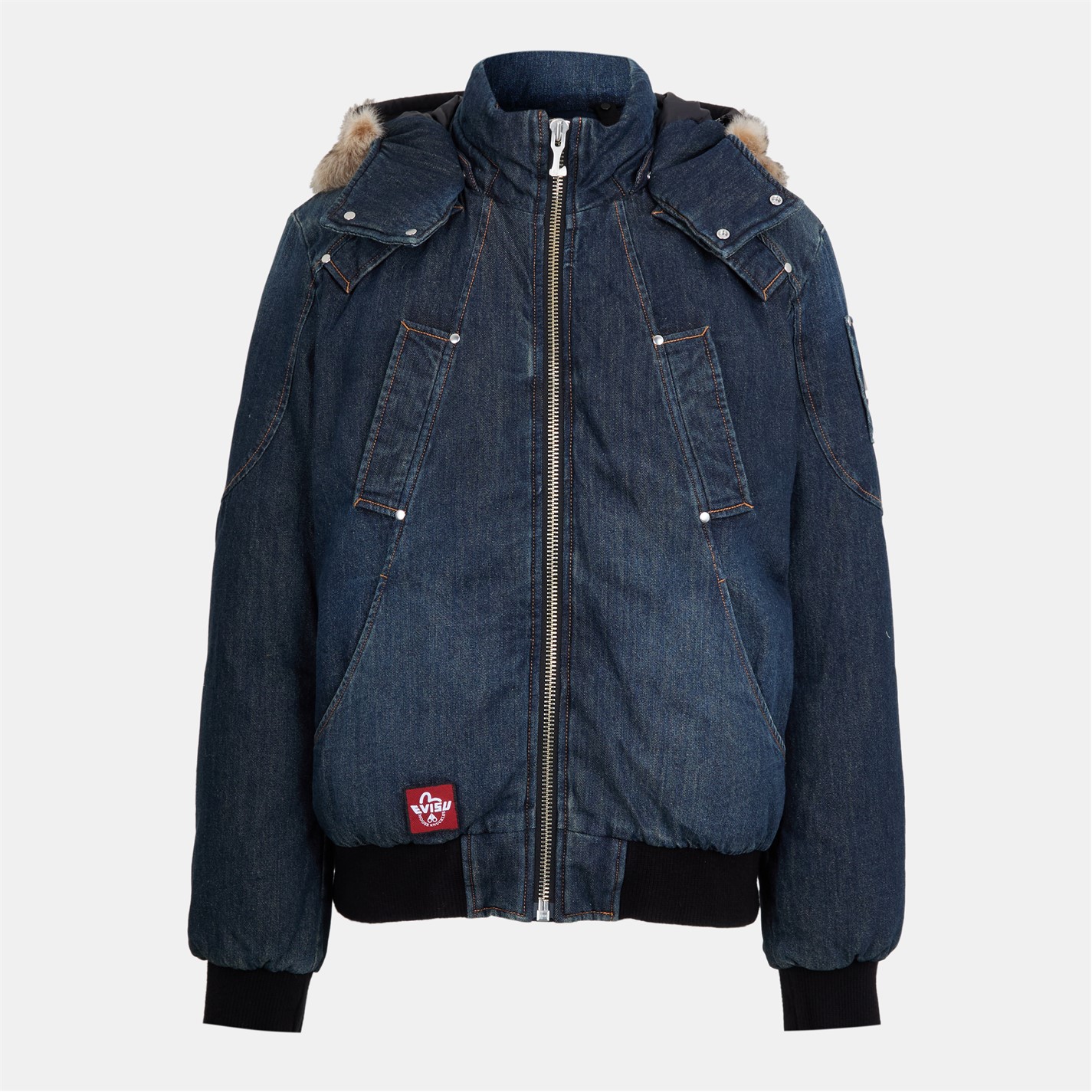 MOOSE KNUCKLES | Mens x Evisu Ballistic Bomber Jacket | Men | Blue