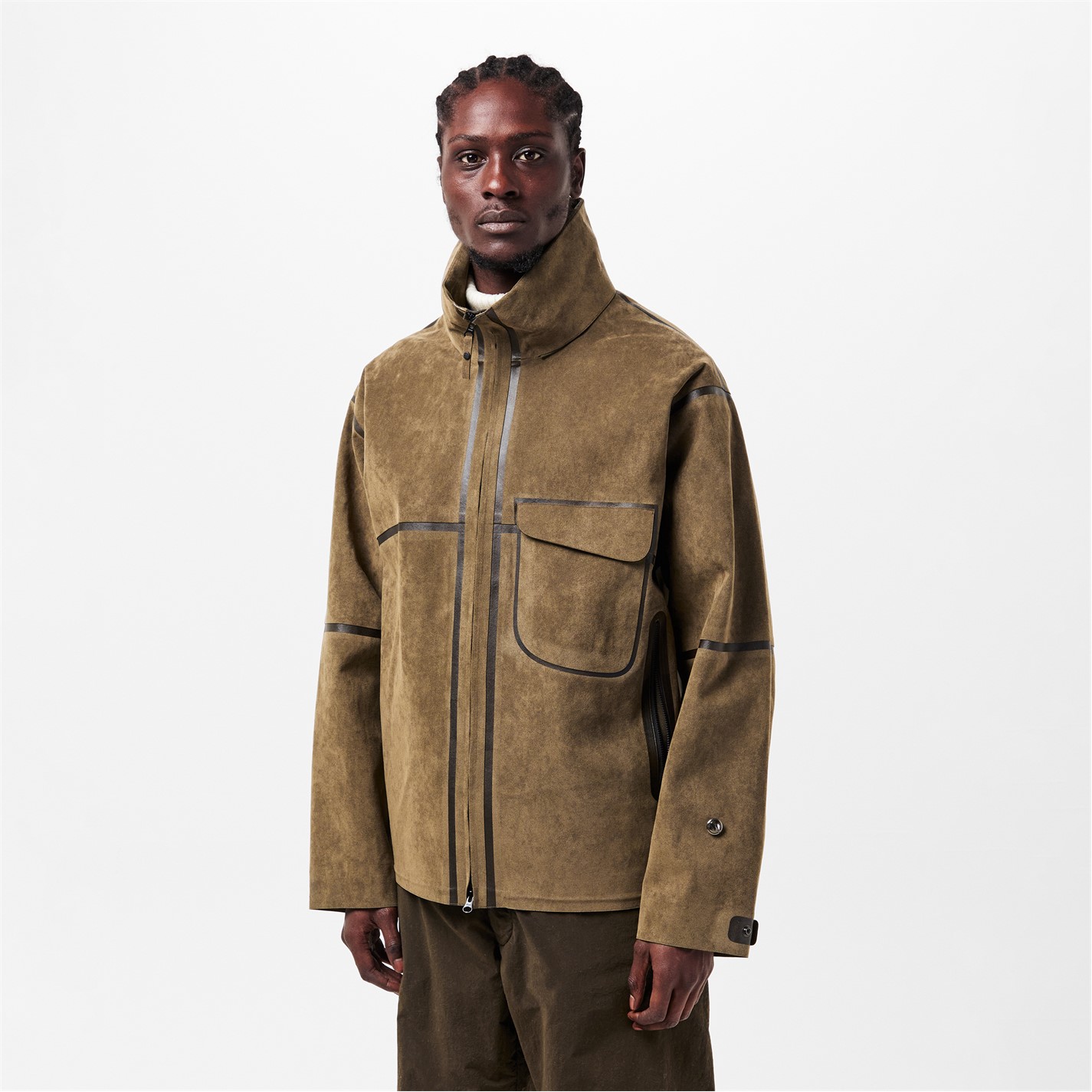 MASSIMO OSTI STUDIO | Men's Military-Inspired Utility Field Jacket