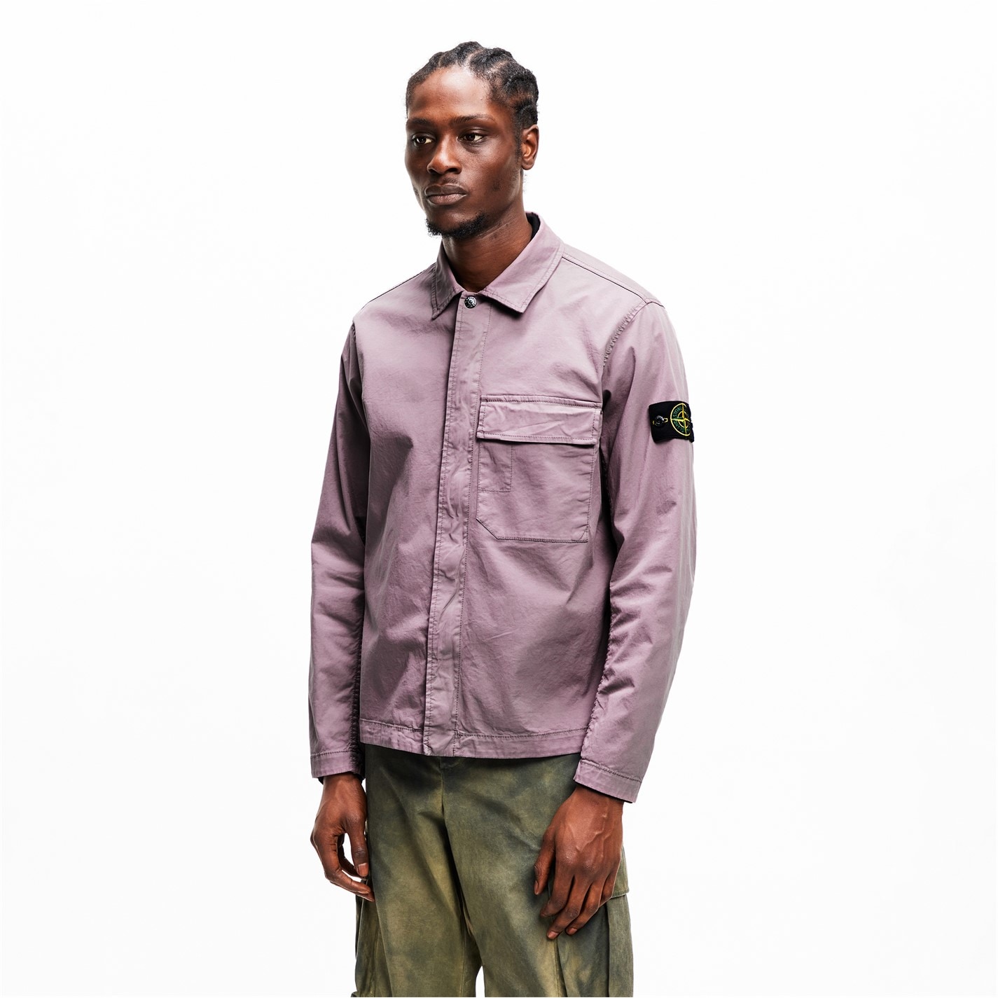 ジャケット・アウター STONE  Tela GD Pocket Overshirt M STONE ISLAND | Men's GD Overshirt | Men | Overshirts | Flannels