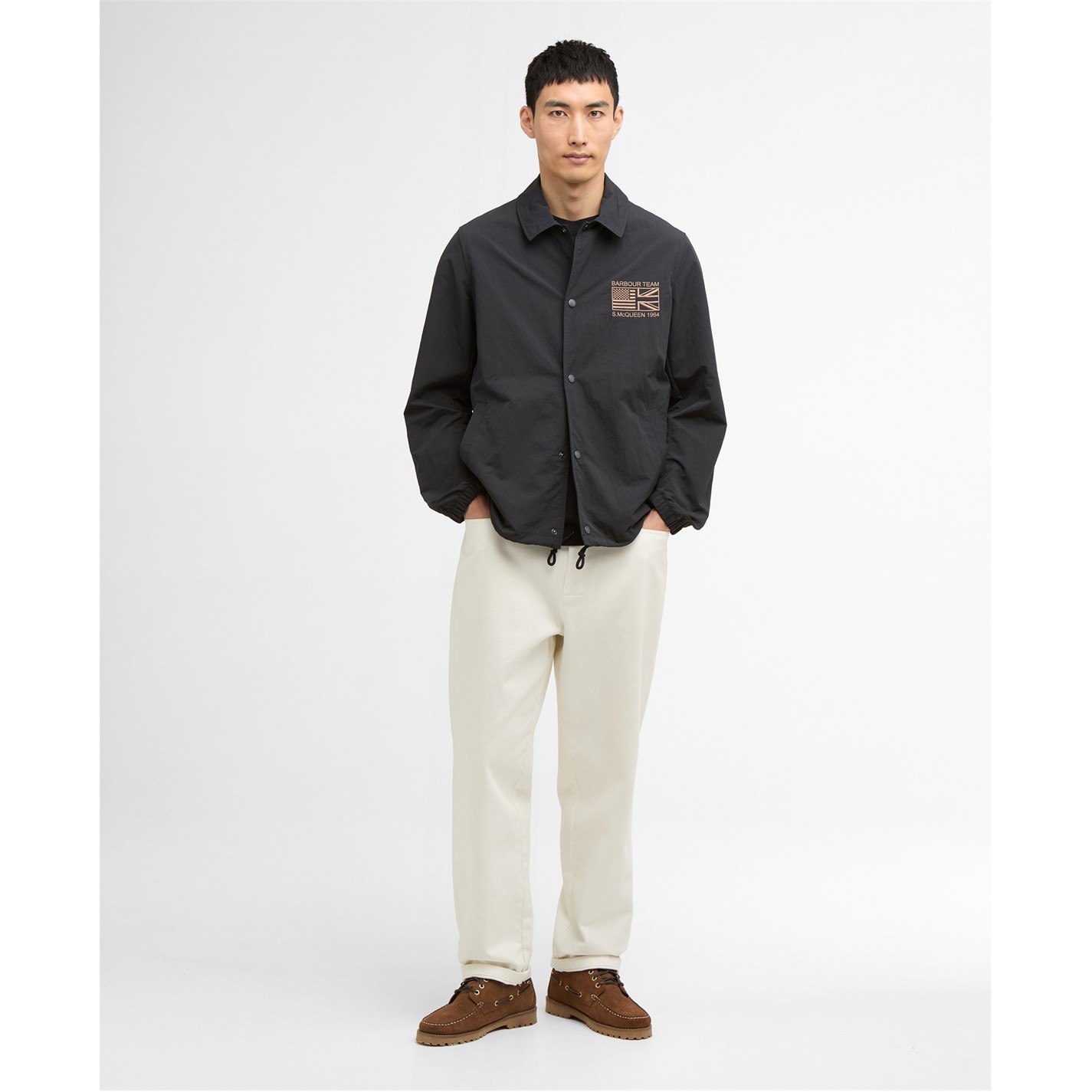Barbour International | Mens Coach Casual Jacket | Men | Black