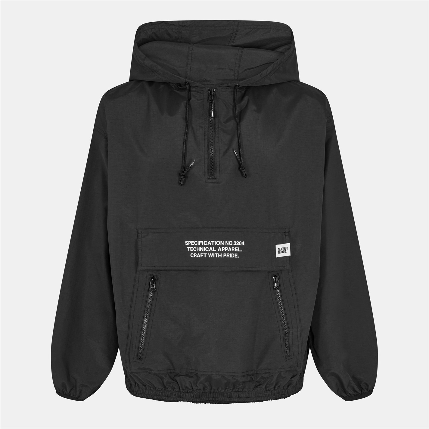 Neighborhood | Men's NBRHD Anorak Softshell Jacket | Men | Black