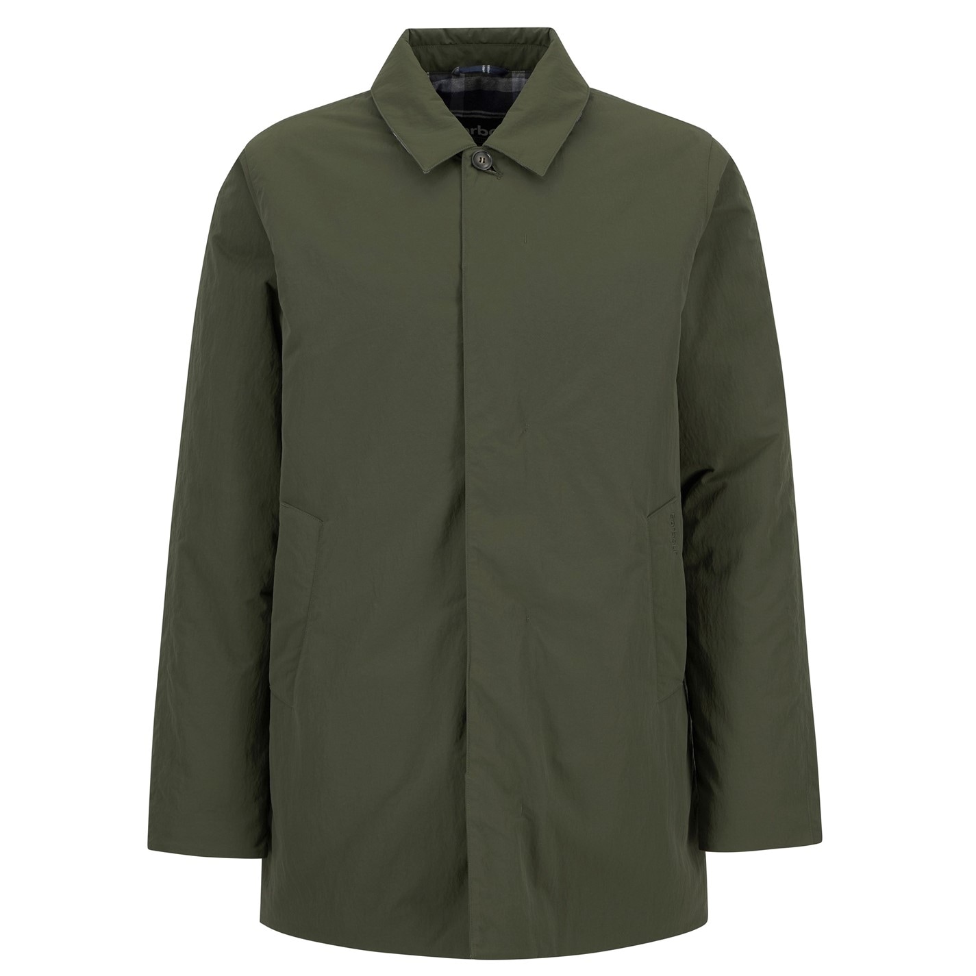 Wadded Lorden Showerproof Mac - Olive