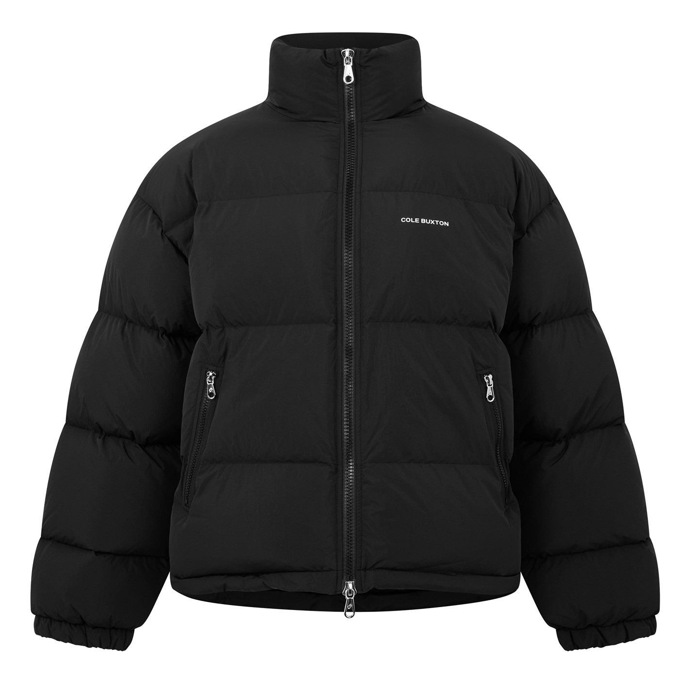 COLE BUXTON | Men's Cropped Logo Duck Down Long Sleeve Oversized