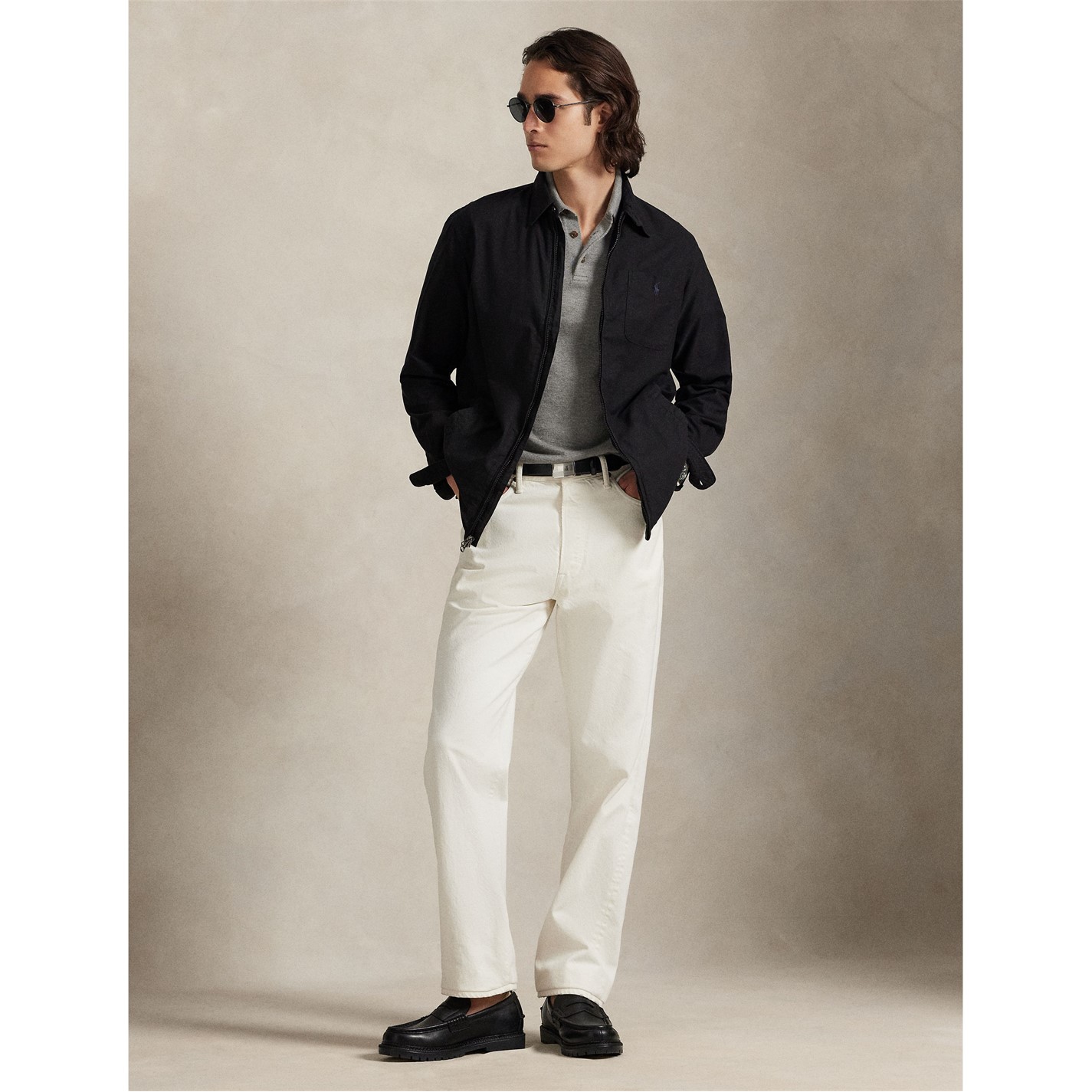 Polo Ralph Lauren | Men's Garment Dye Cotton Long Sleeve Full Zip