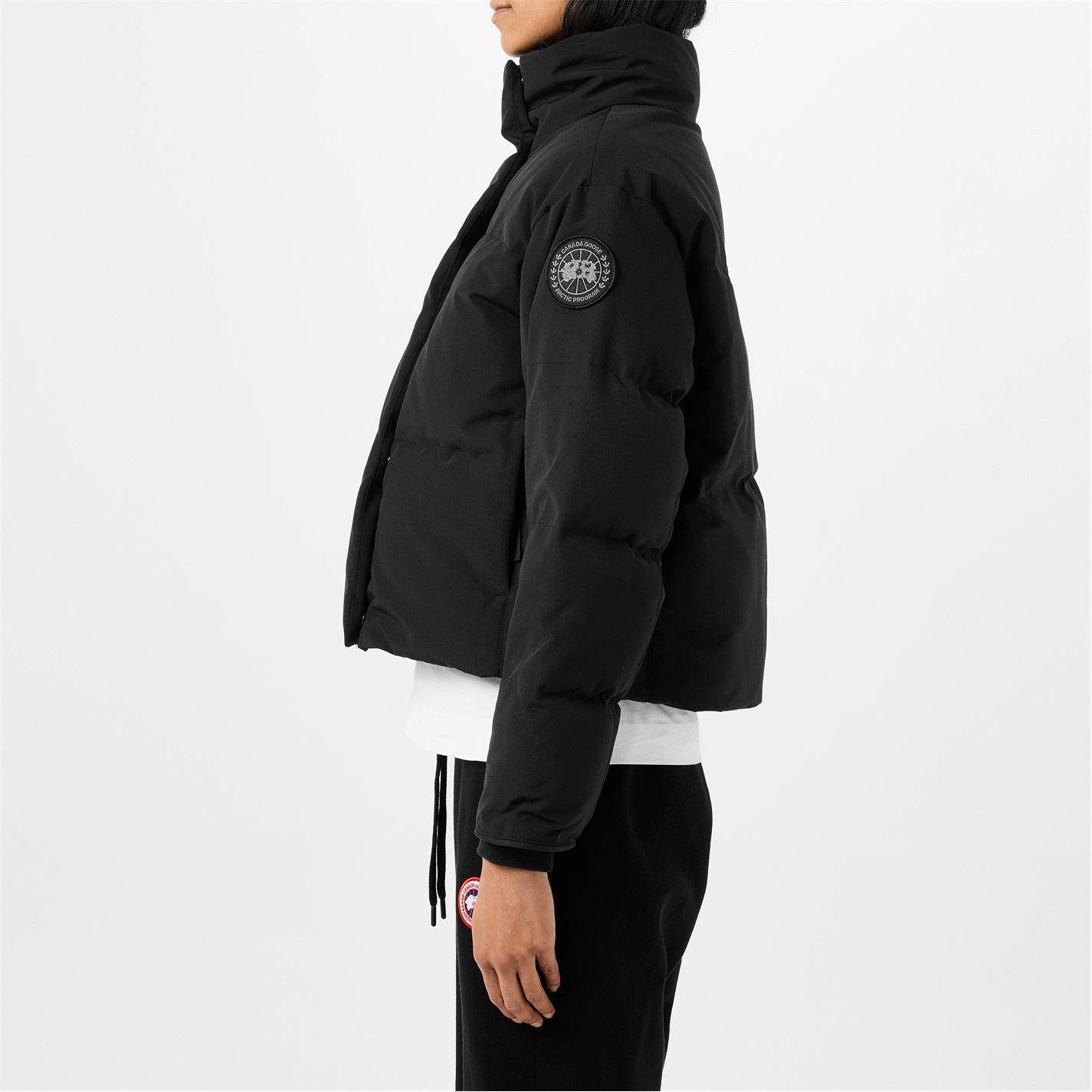 CANADA GOOSE Grandview Cropped Jacket Women Black Flannels