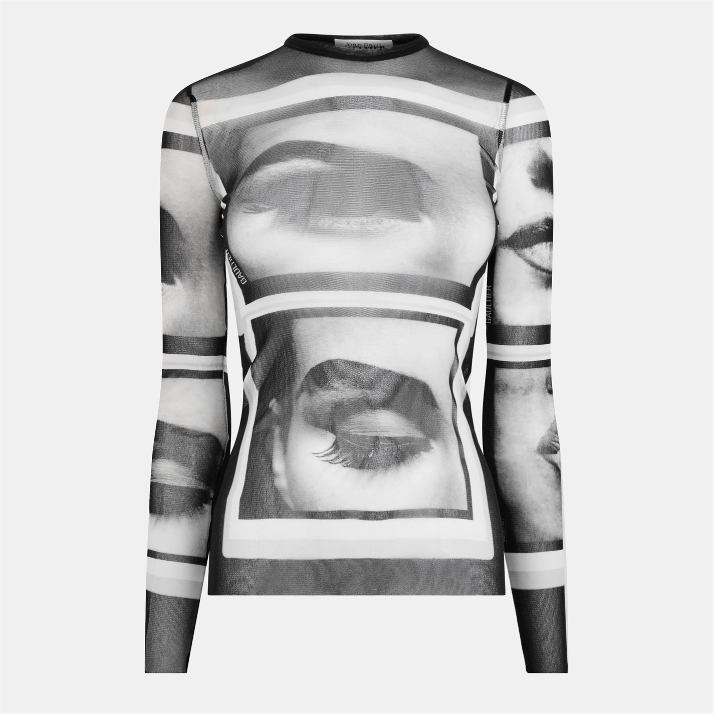 JEAN PAUL GAULTIER | Women's Eyes Lips Top Long Sleeve T-Shirt