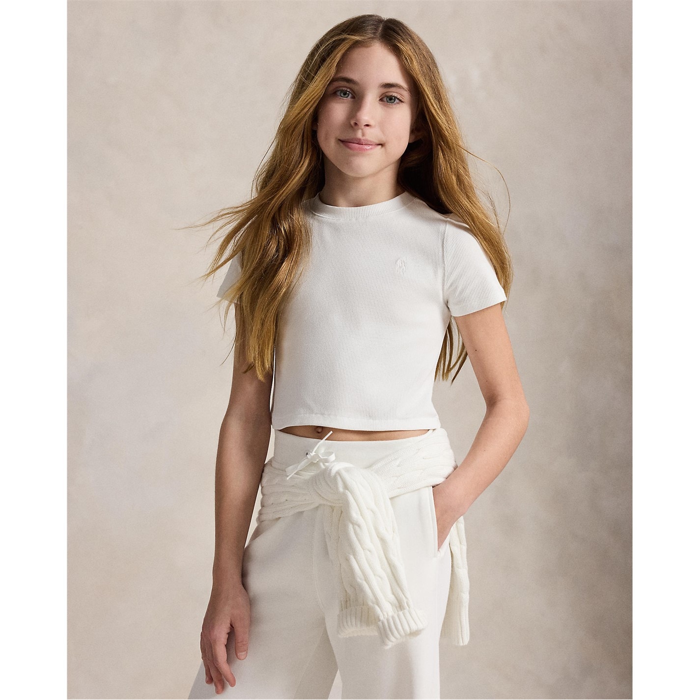 Polo Ralph Lauren | Kids' Crop Top | Kids | Cropped T-Shirts | Flannels ...