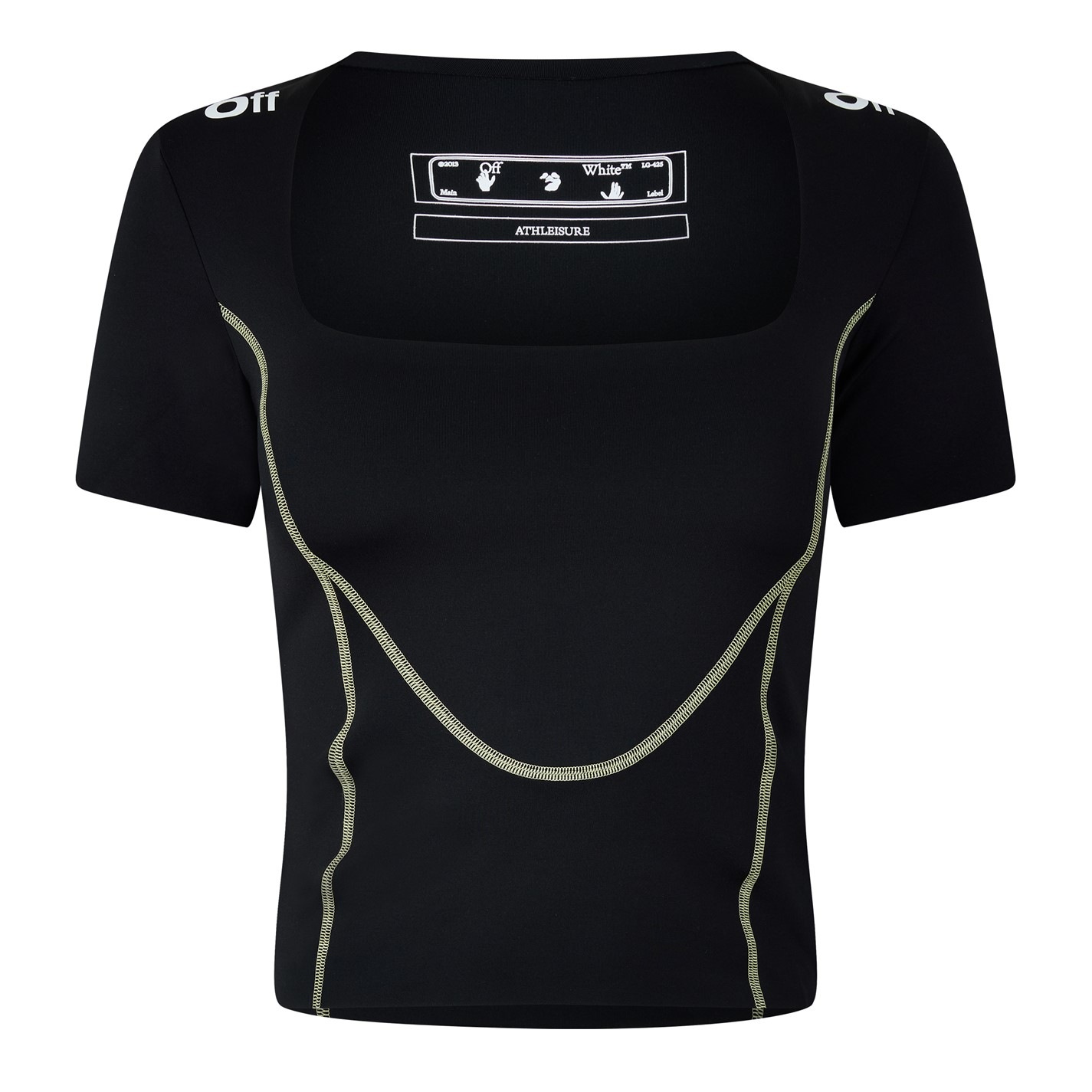 Long-Sleeved Mixed-Quality T-Shirt - Off White