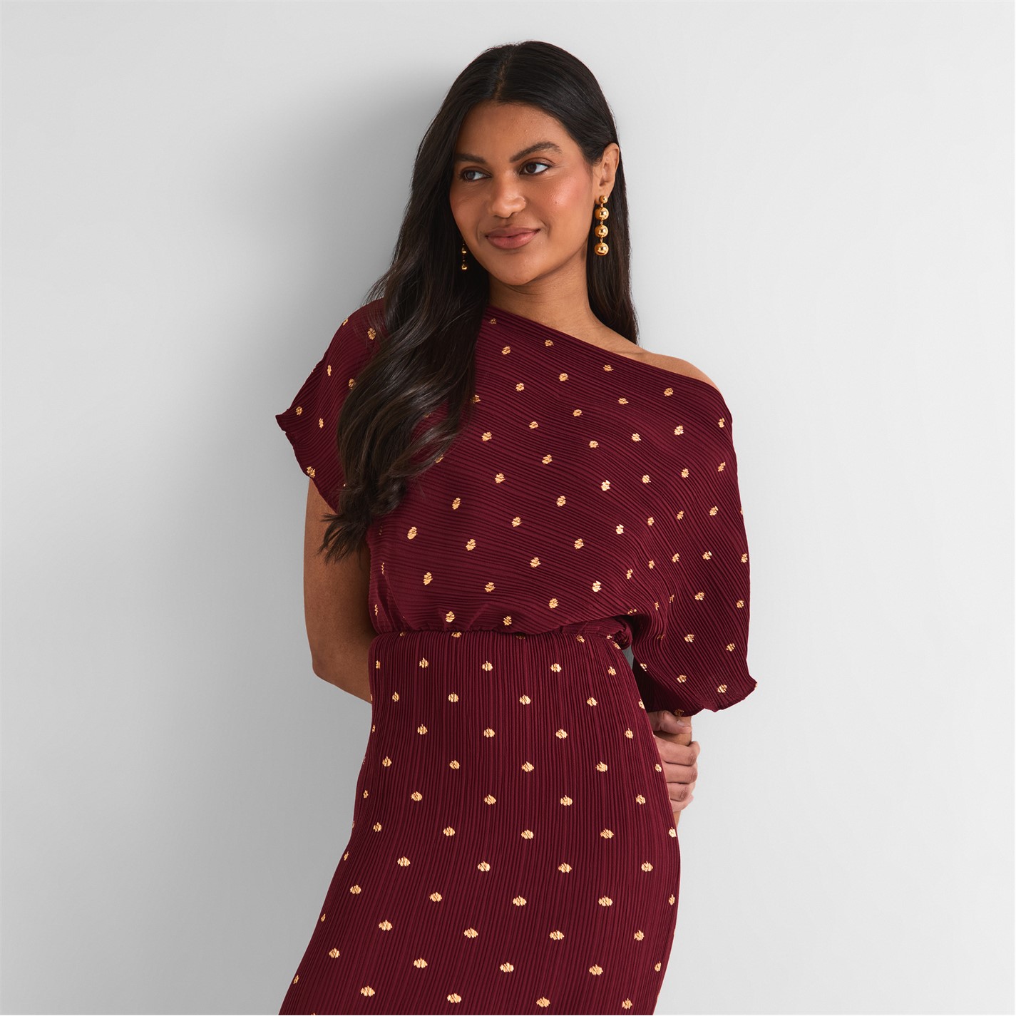 Never Fully Dressed | Women's Tilly Long Maxi Dress | Women | Burgundy