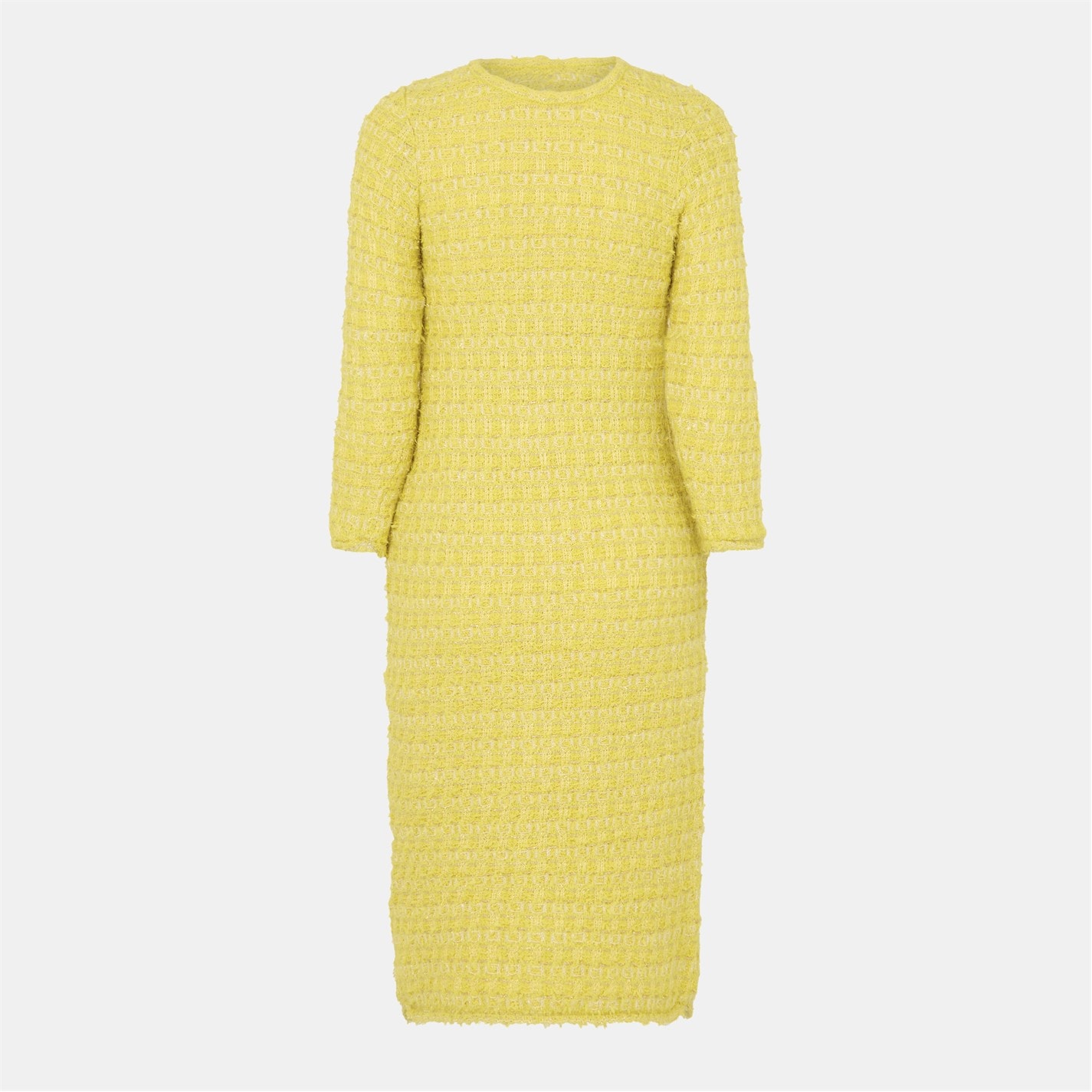 BALENCIAGA | Women's Contoured Stretch Bodycon Dress | Women | Yellow | Flannels Fashion Ireland BALENCIAGA | Women's Contoured Stretch Bodycon Dress | Women | Yellow | Flannels Fashion Ireland