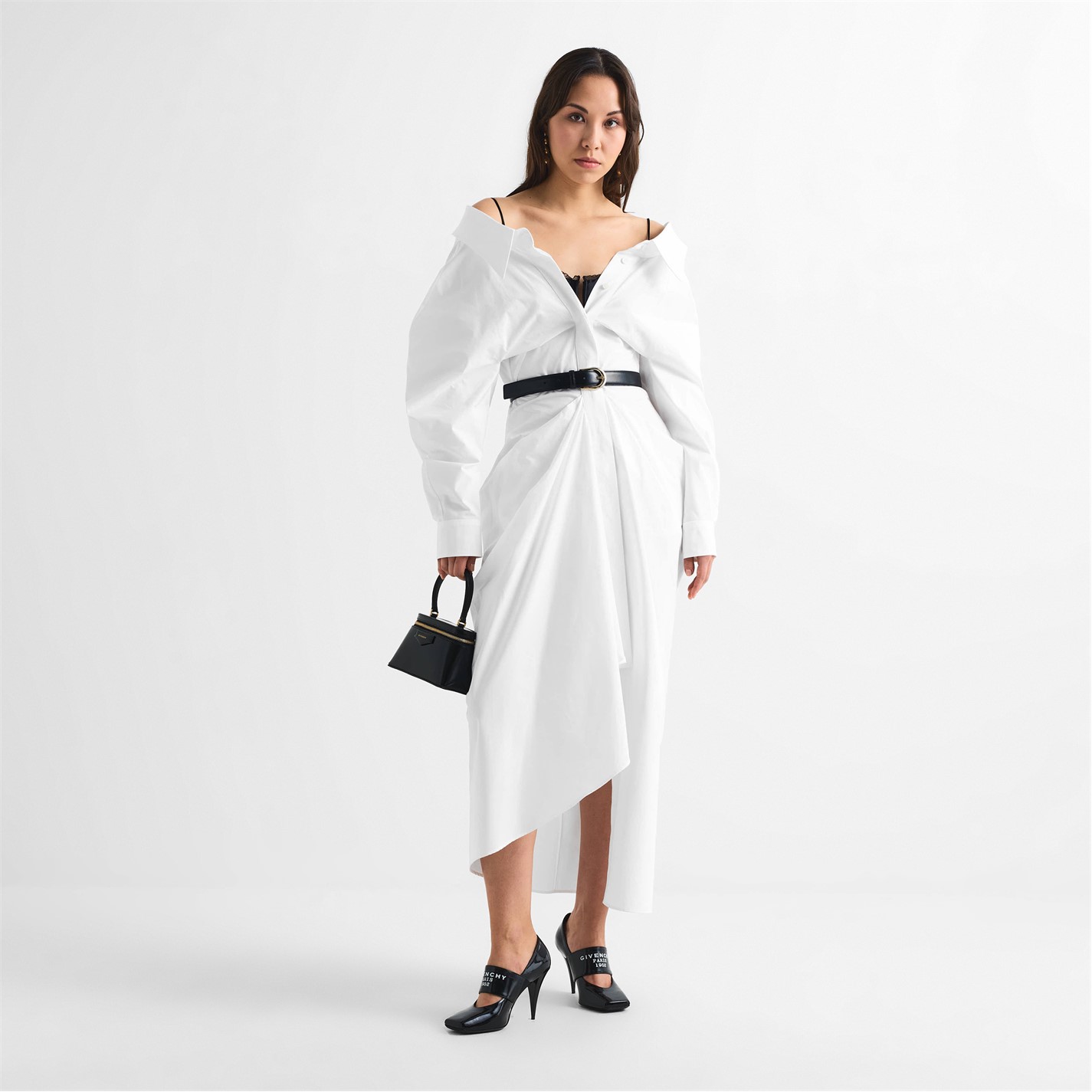 GIVENCHY | Womens Slashed Poplin Dress | Women | White | Flannels Fashion  Ireland